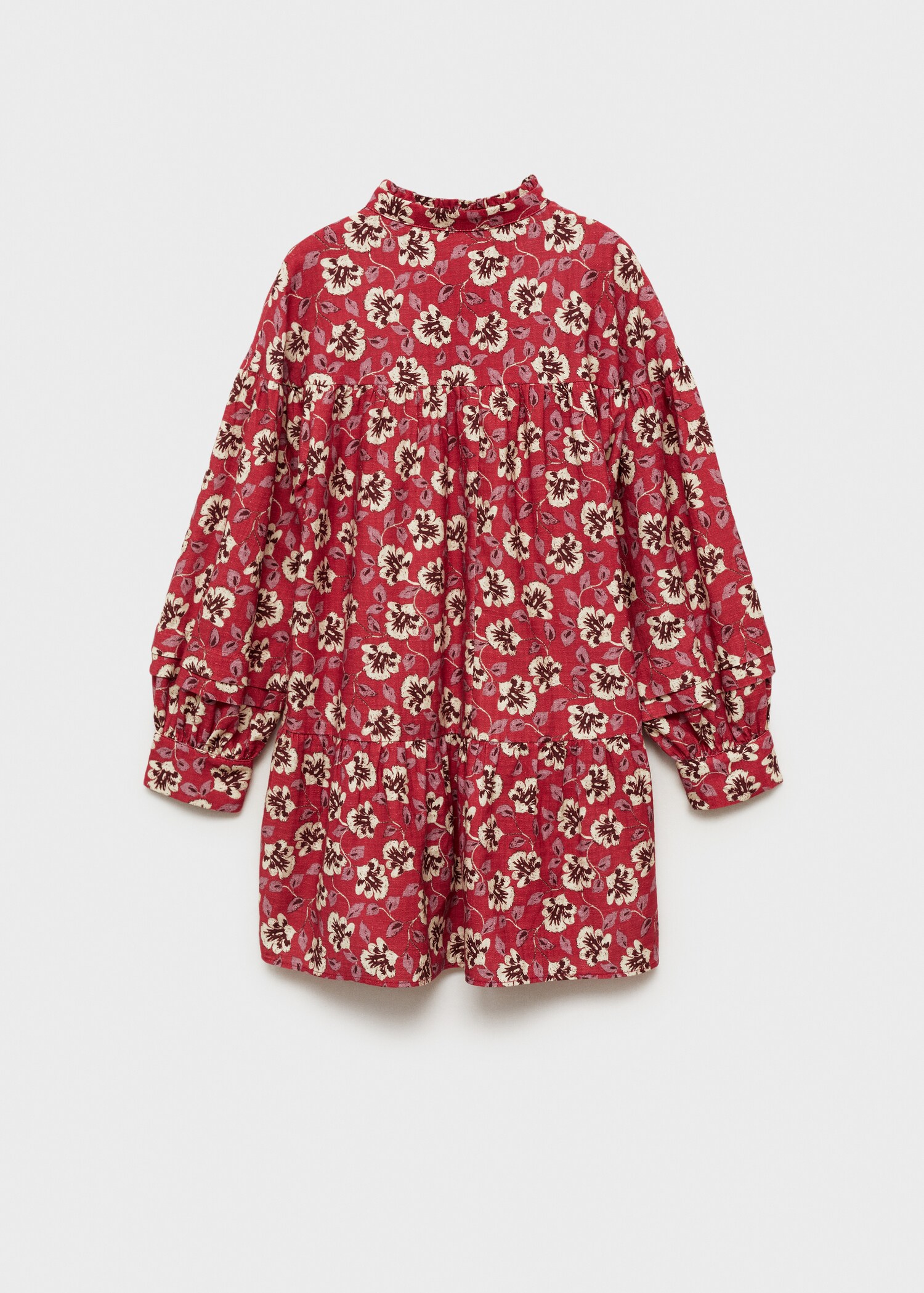 Flower print dress - Reverse of the article