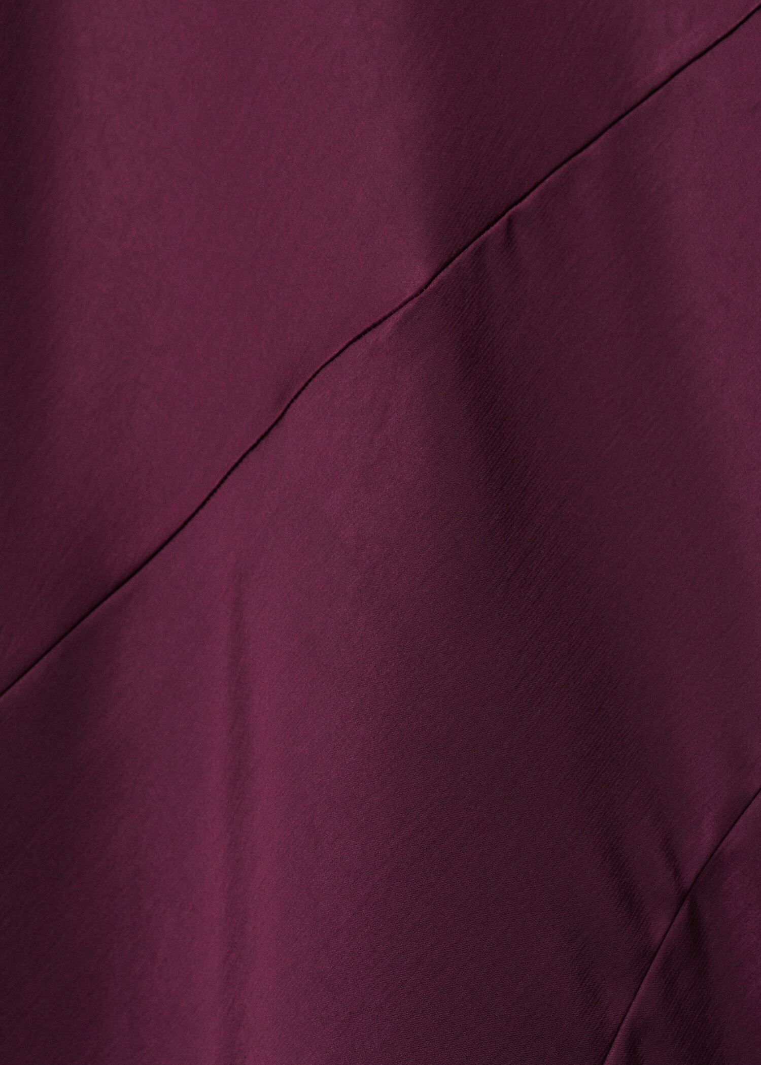Satin dress with seam detail - Details of the article 8