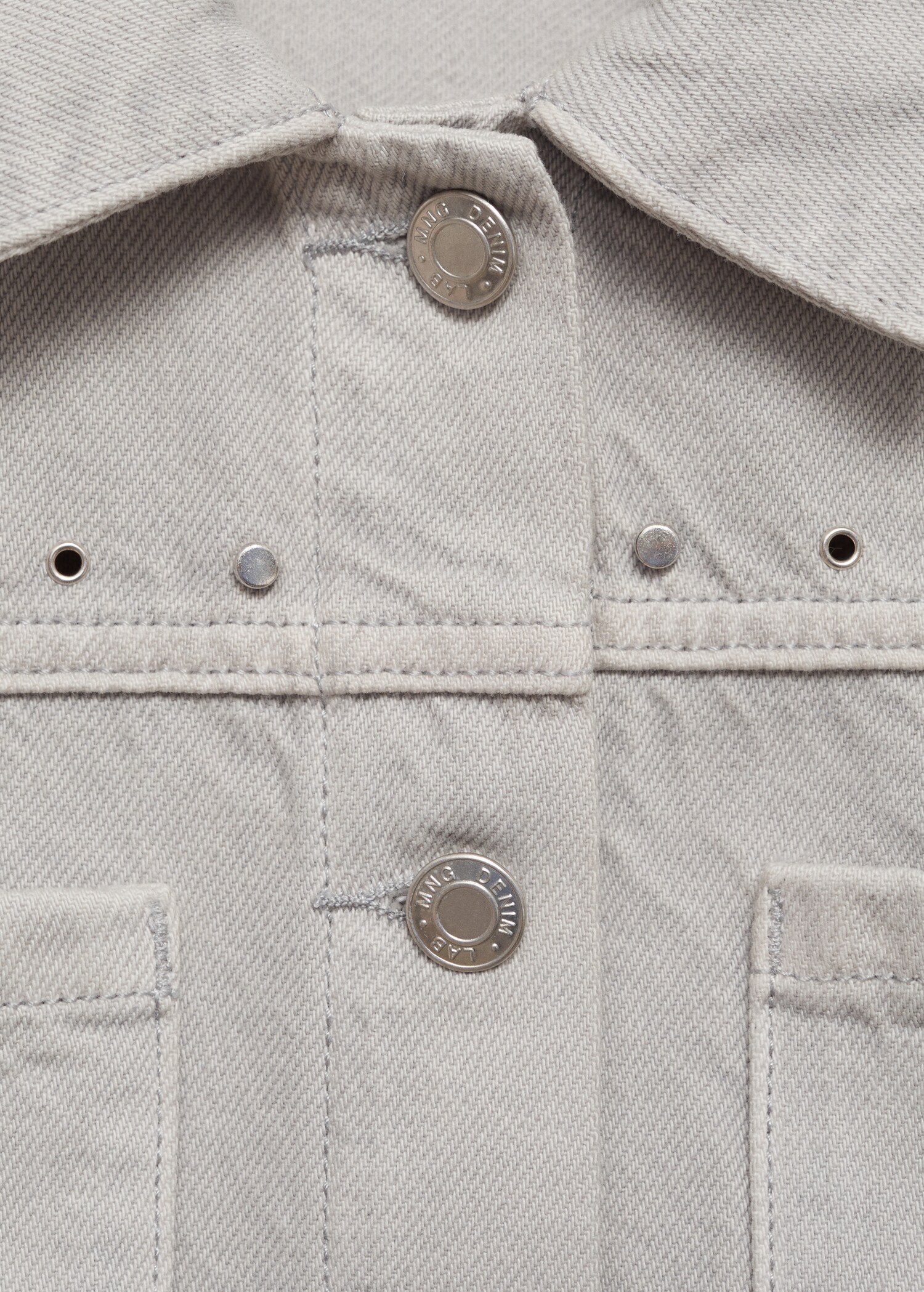 Studded denim jacket - Details of the article 8