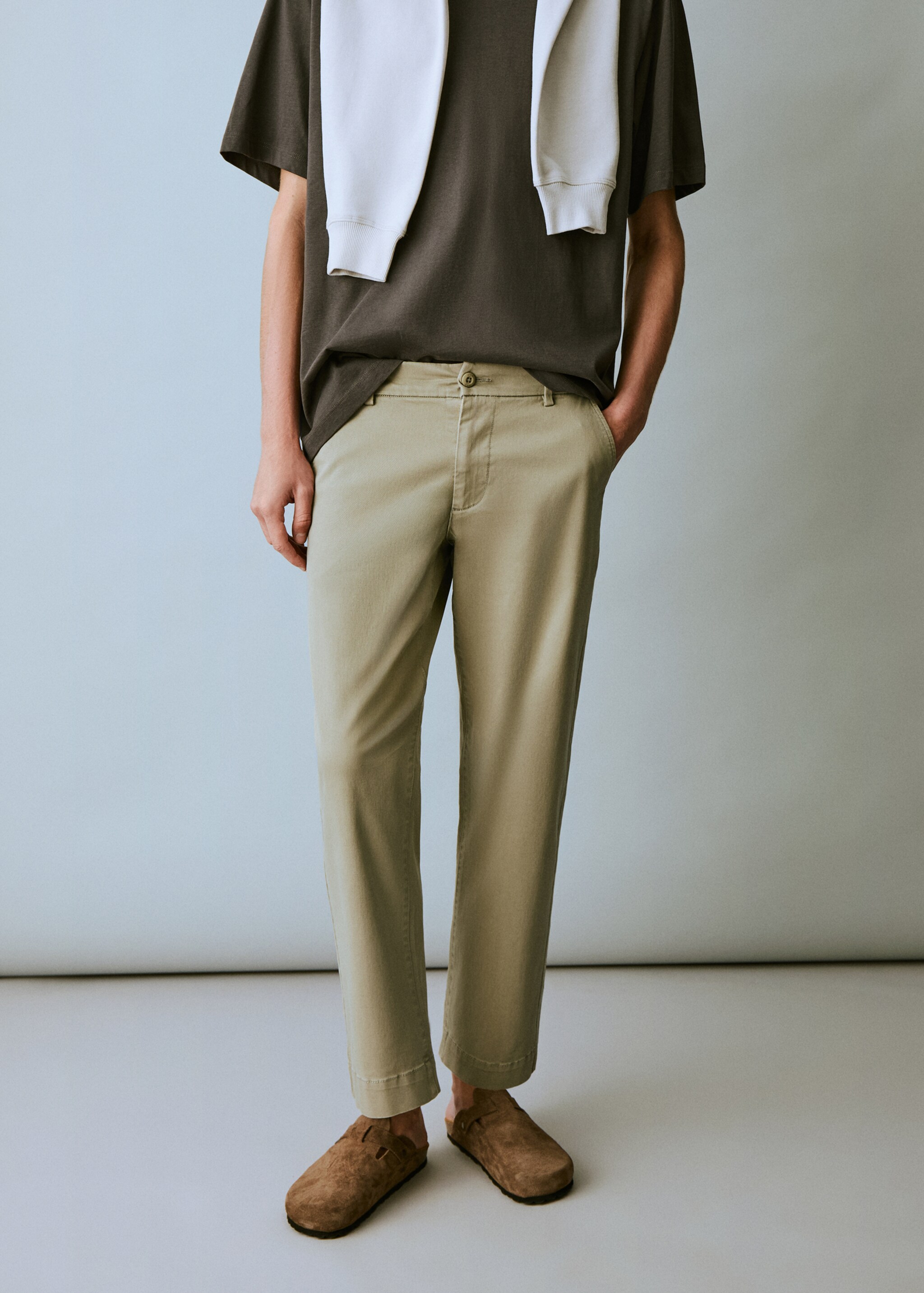 Straight-fit chino - Middenvlak