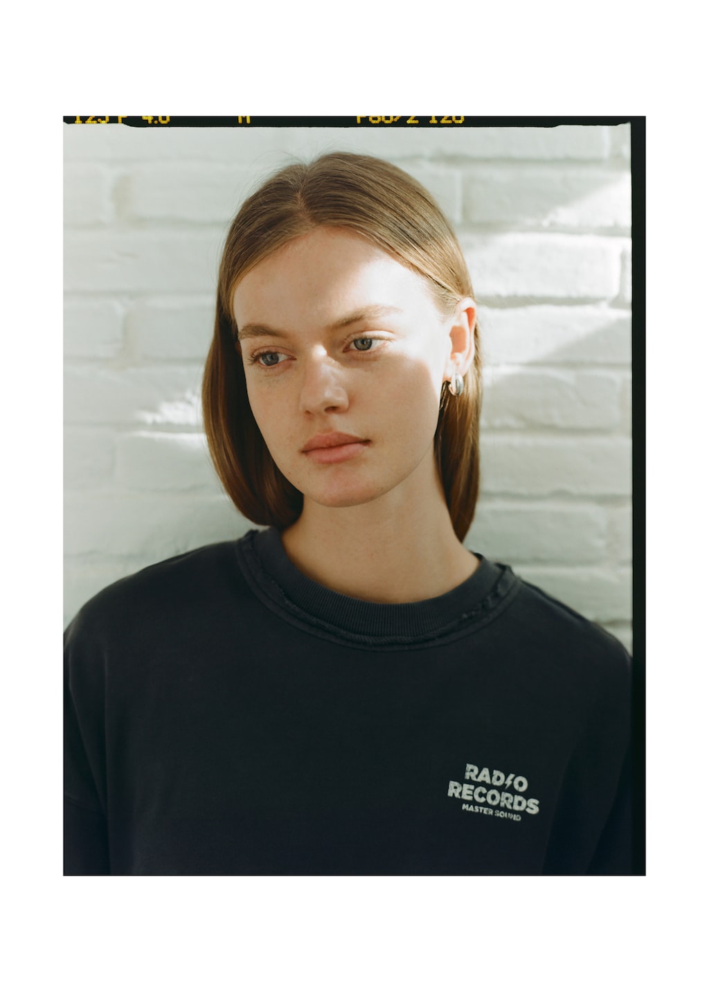 Distressed-effect sweatshirt