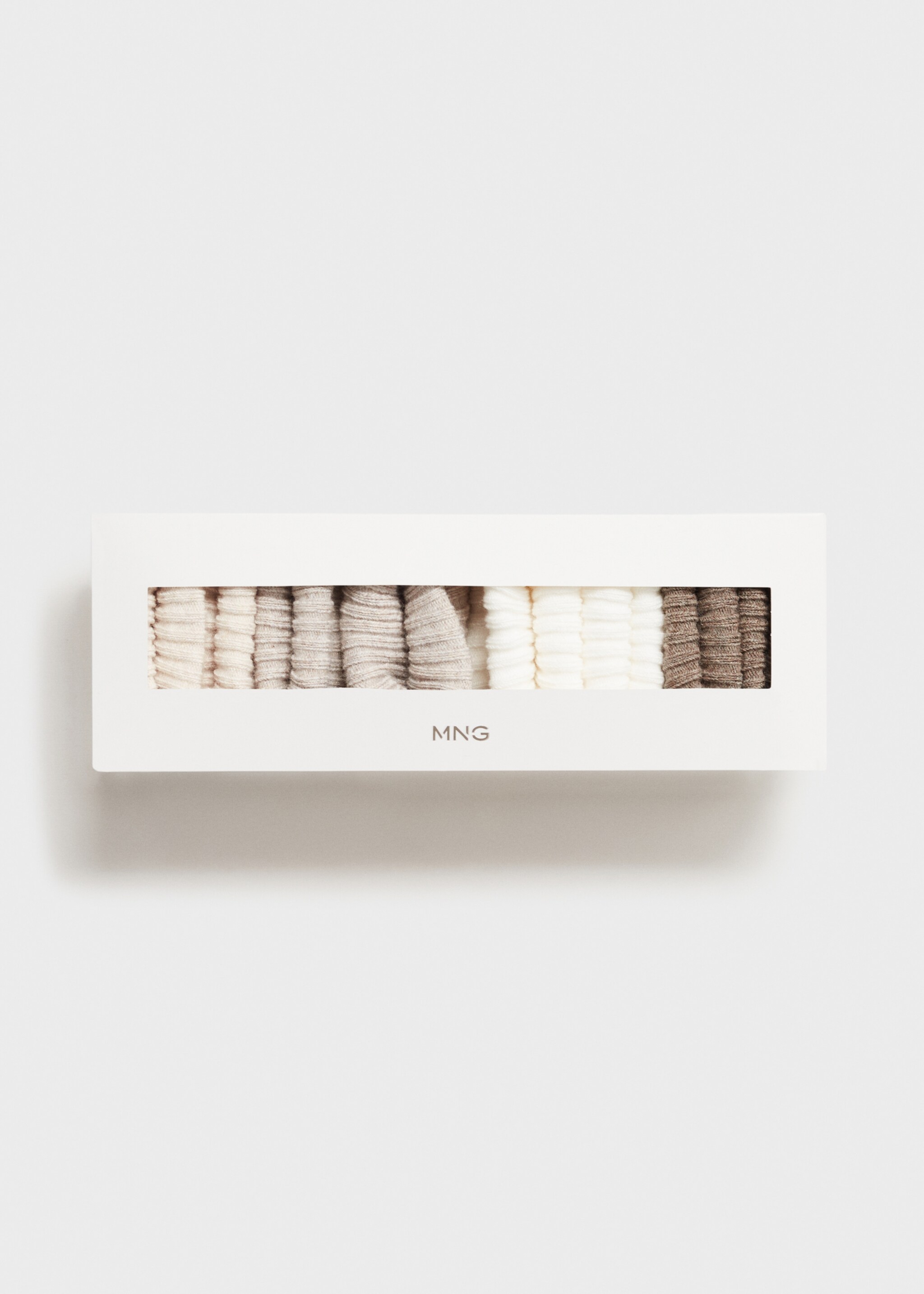 Pack 4 calcetines canalé - Reverso del artículo