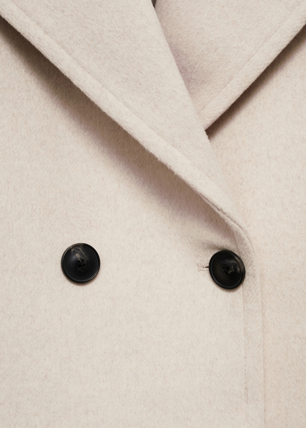 Mango Wool-blend jacket with maxi lapels