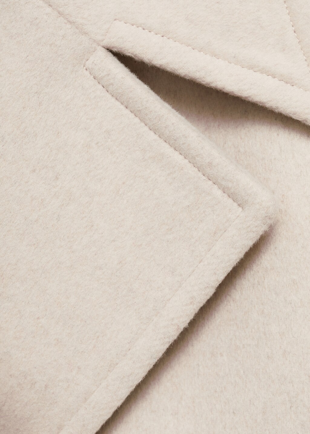 Mango Wool-blend jacket with maxi lapels