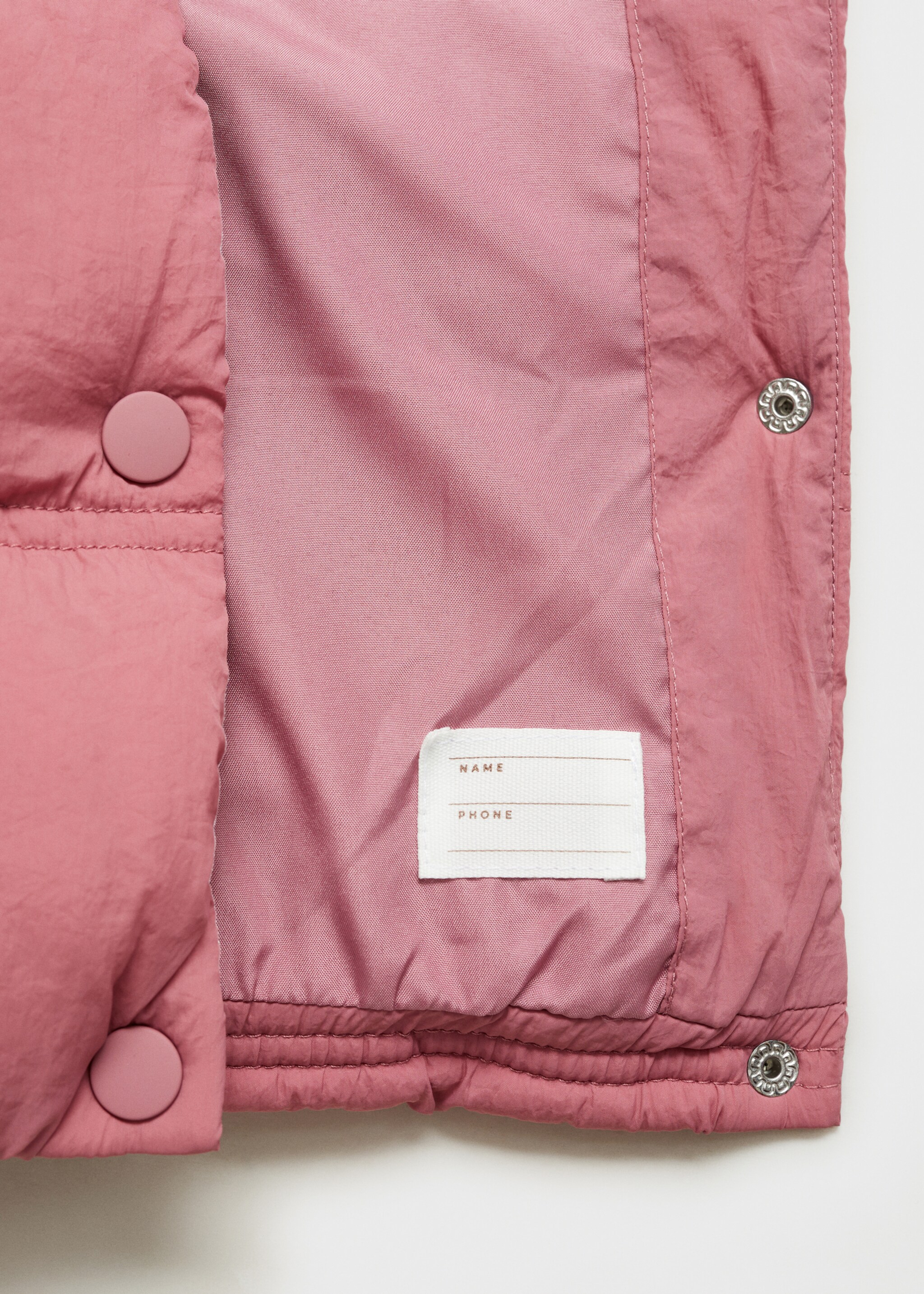 Quilted gilet with hood - Details of the article 0
