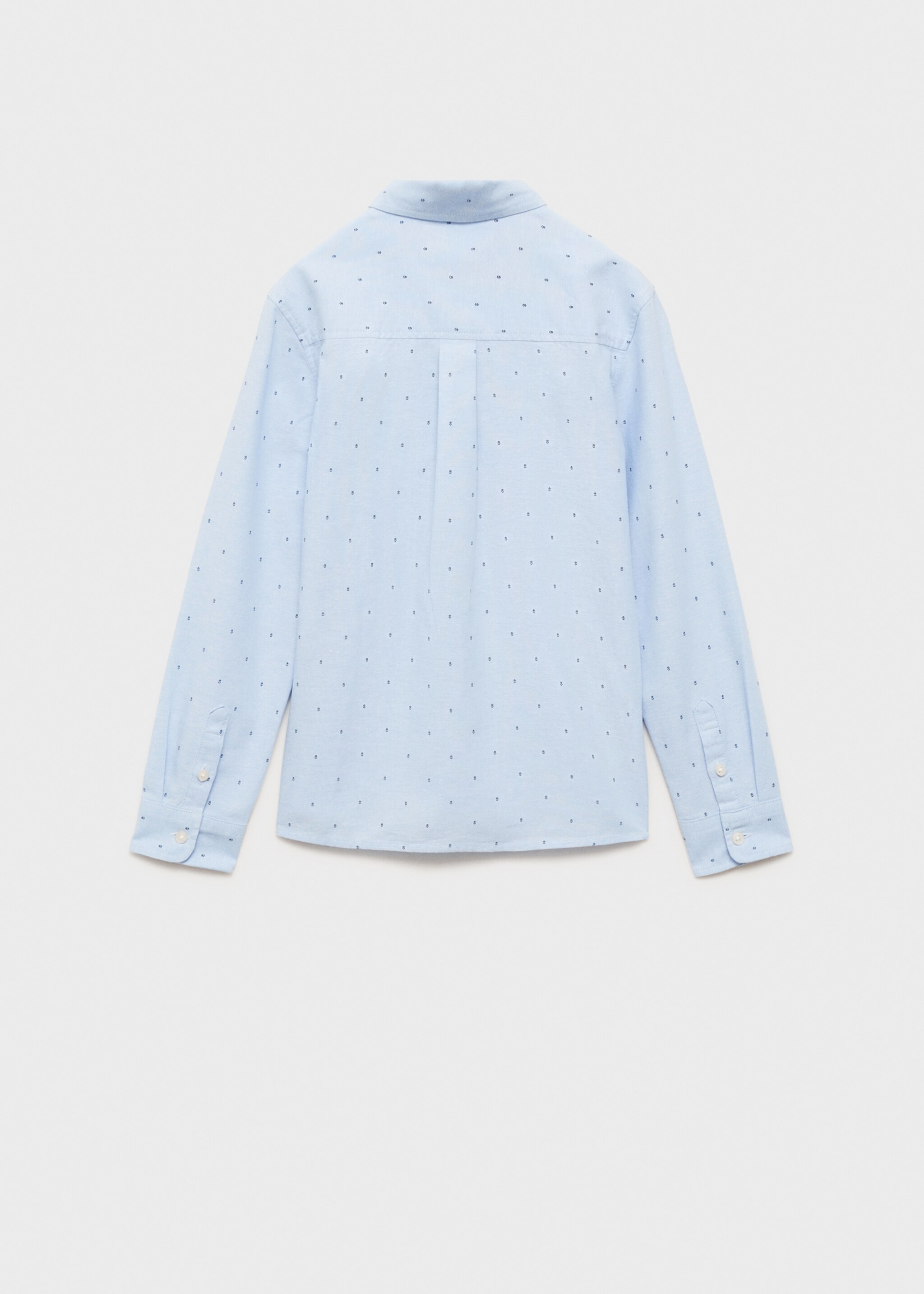 Printed Oxford shirt - Reverse of the article