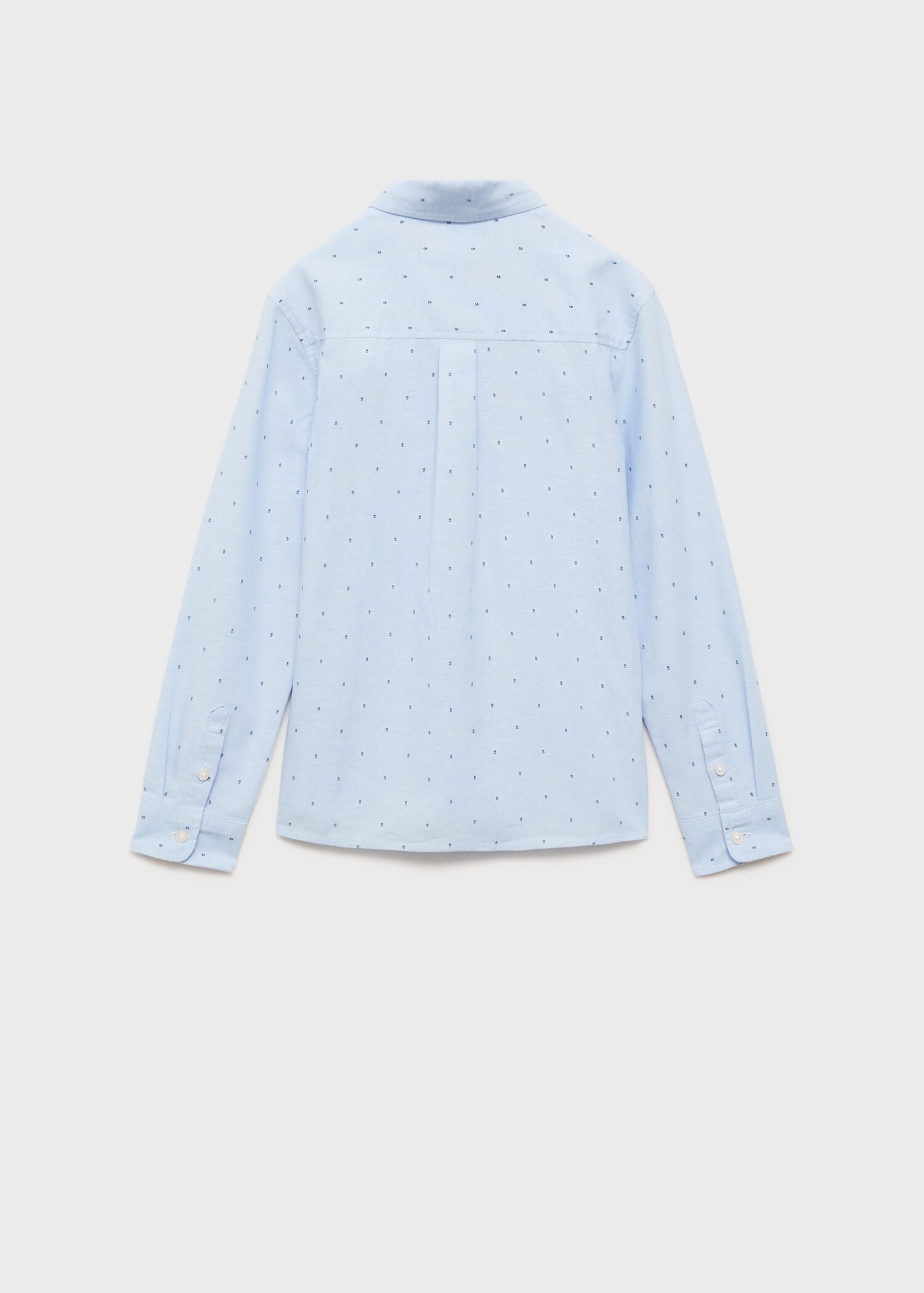 Printed Oxford shirt - Reverse of the article