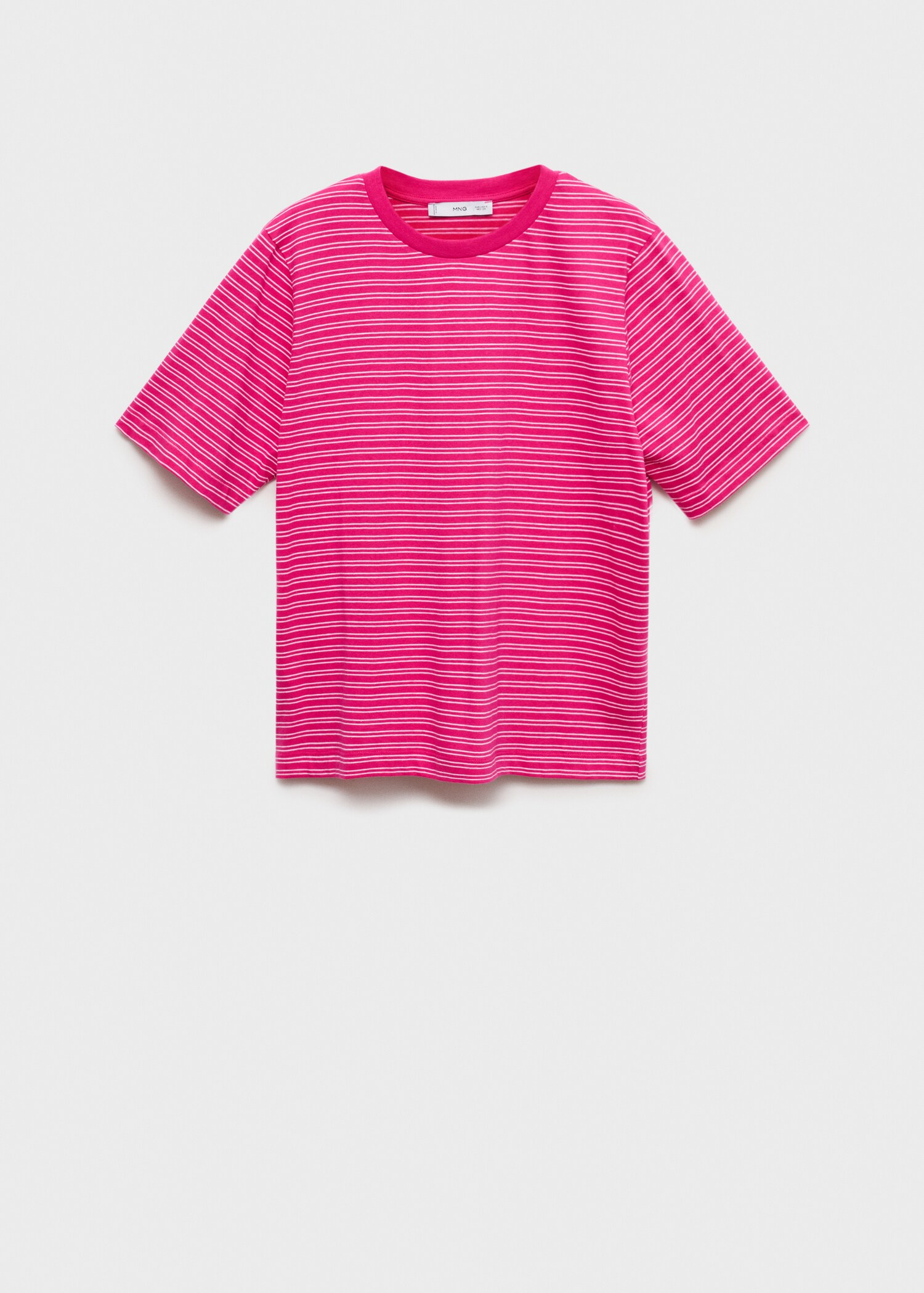 Striped cotton T-shirt - Article without model