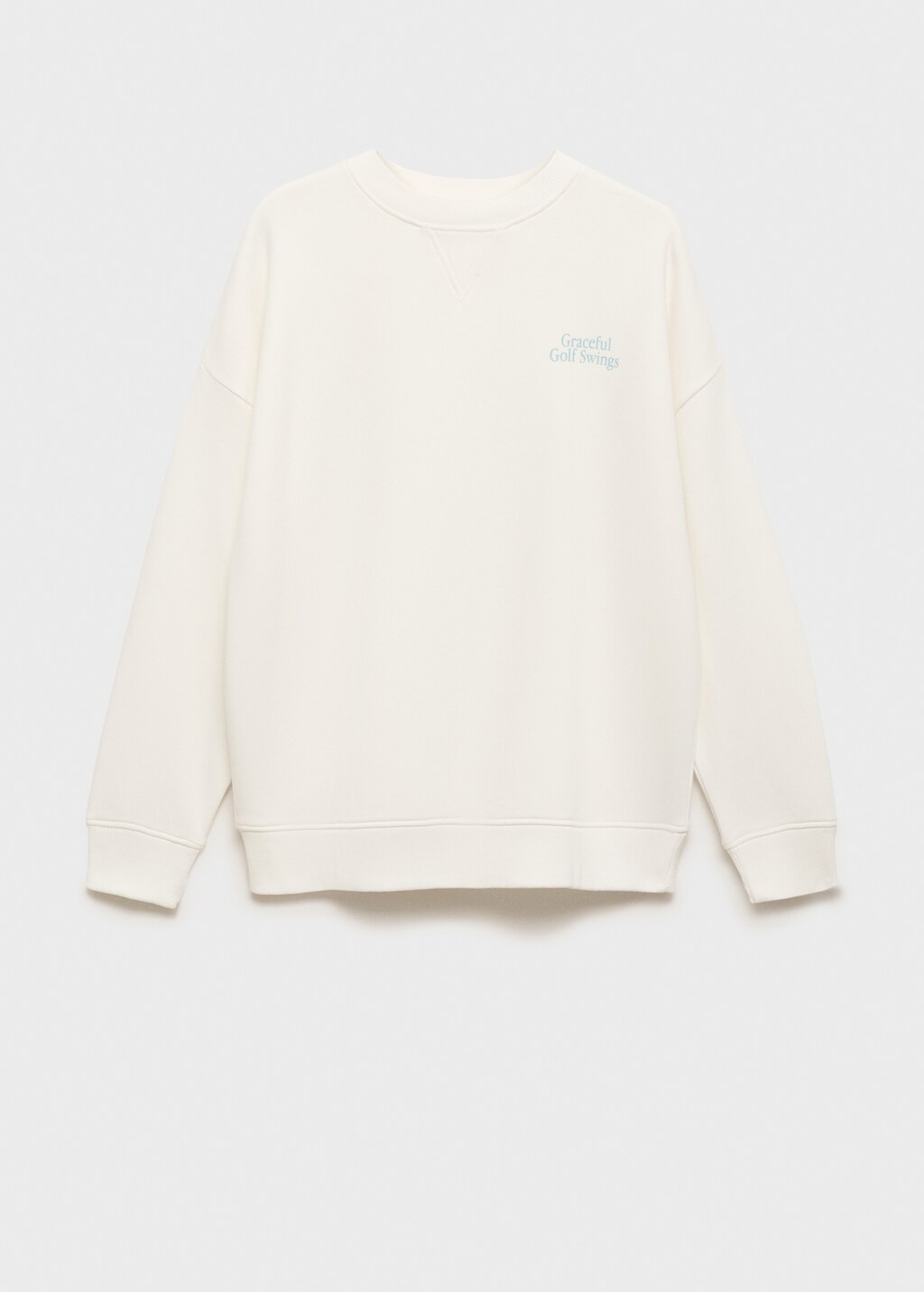 Message cotton sweatshirt