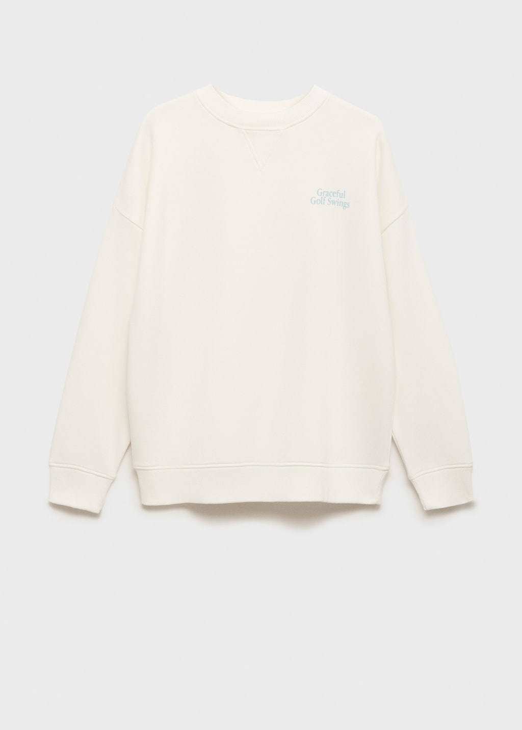 Message cotton sweatshirt