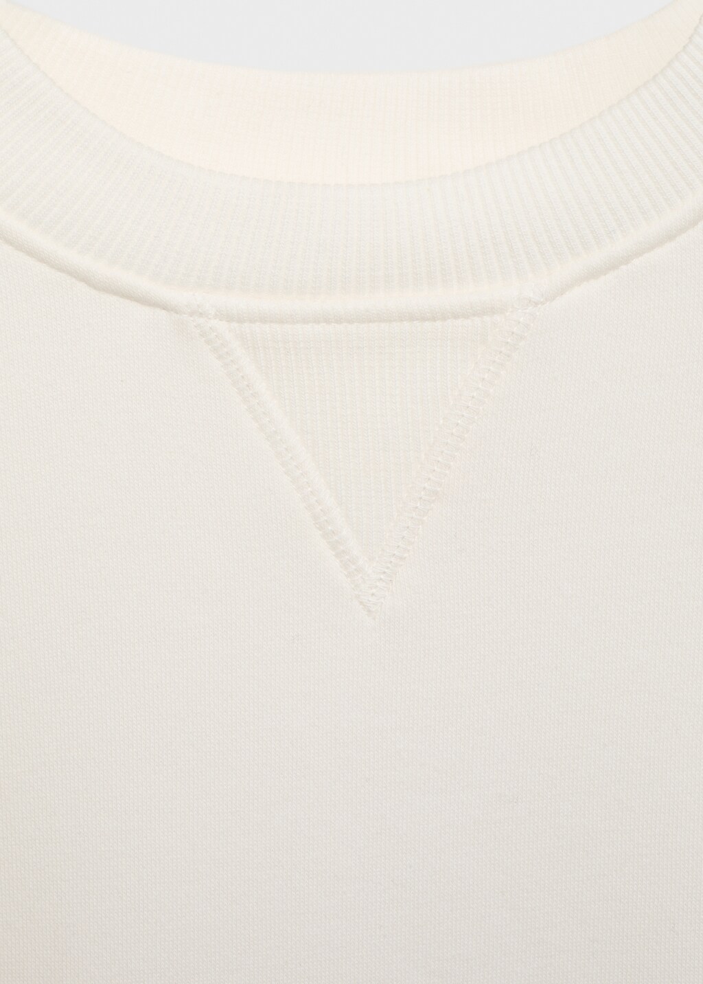 Message cotton sweatshirt