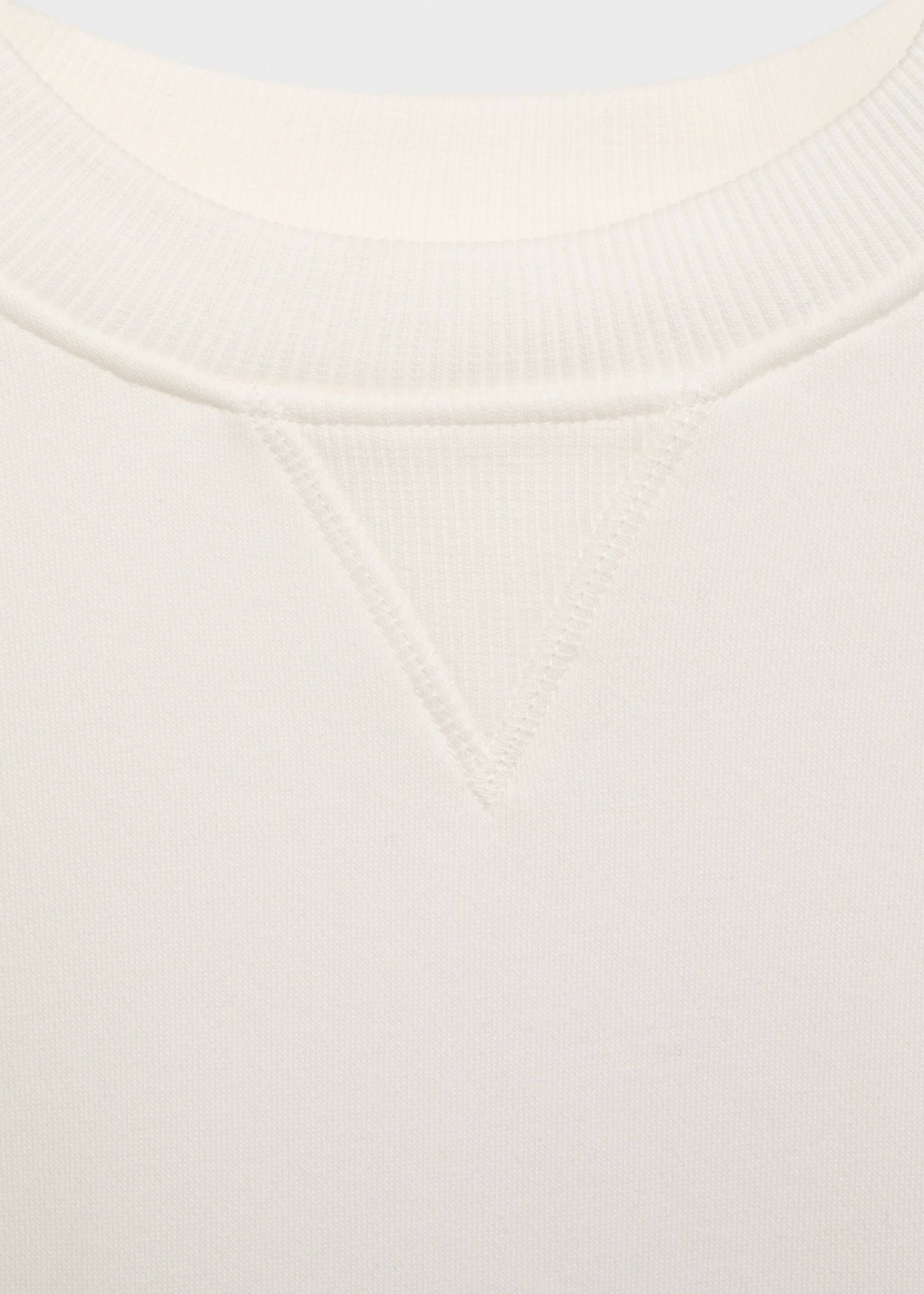 Baumwoll-Sweatshirt mit Aufschrift - Detail des Artikels 0