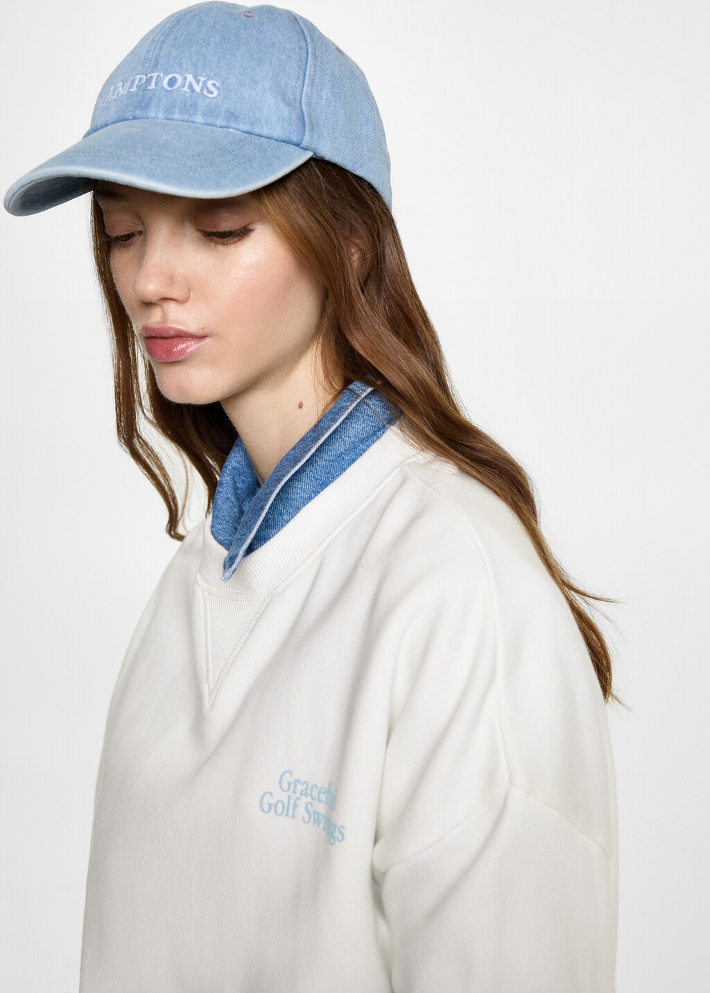 Message cotton sweatshirt