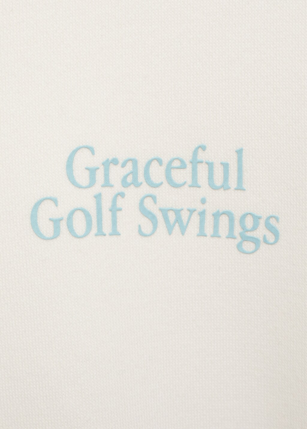 Message cotton sweatshirt