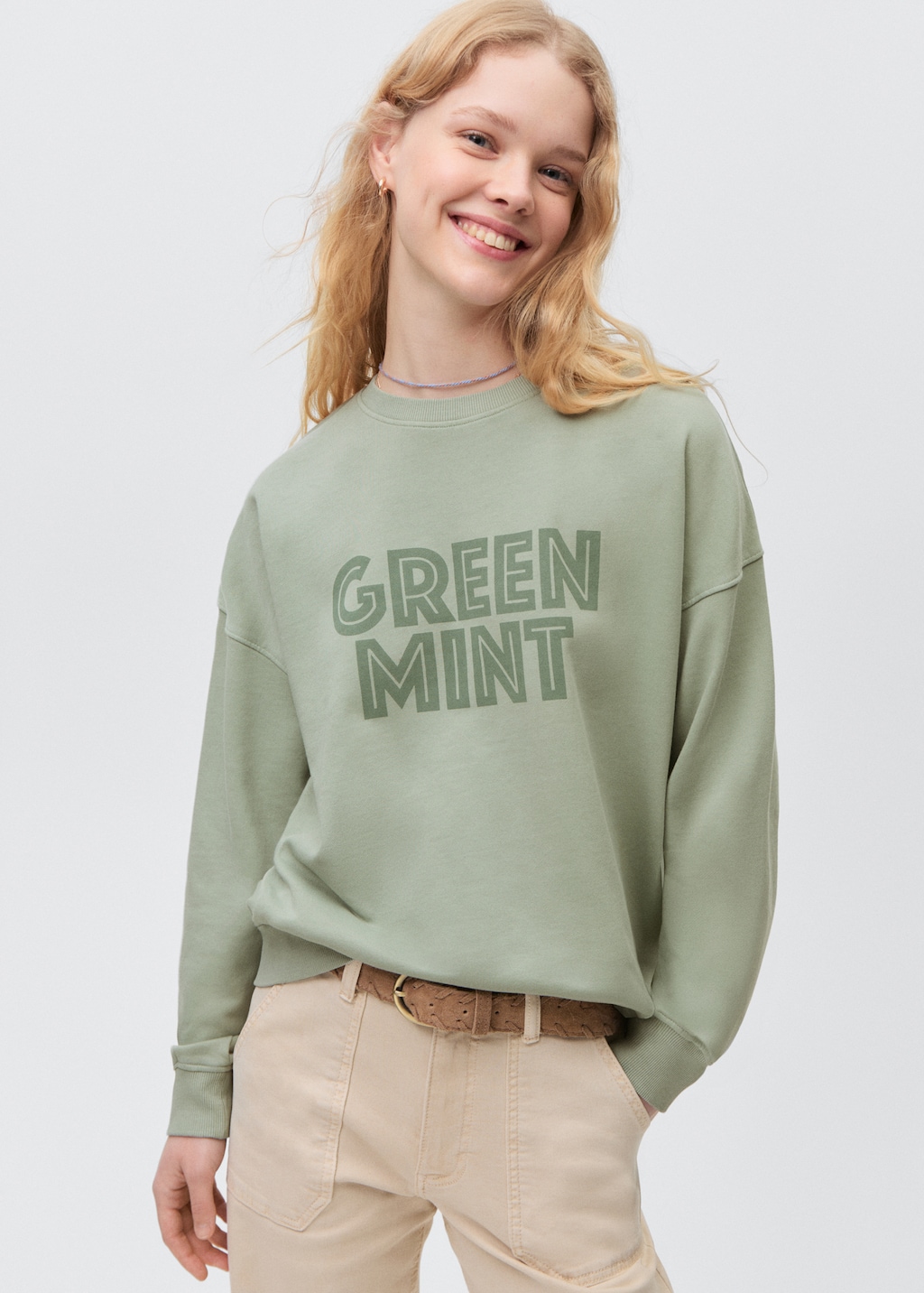 Printed message sweatshirt - Teen | MANGO USA Printed message sweatshirt - Teen | MANGO USA