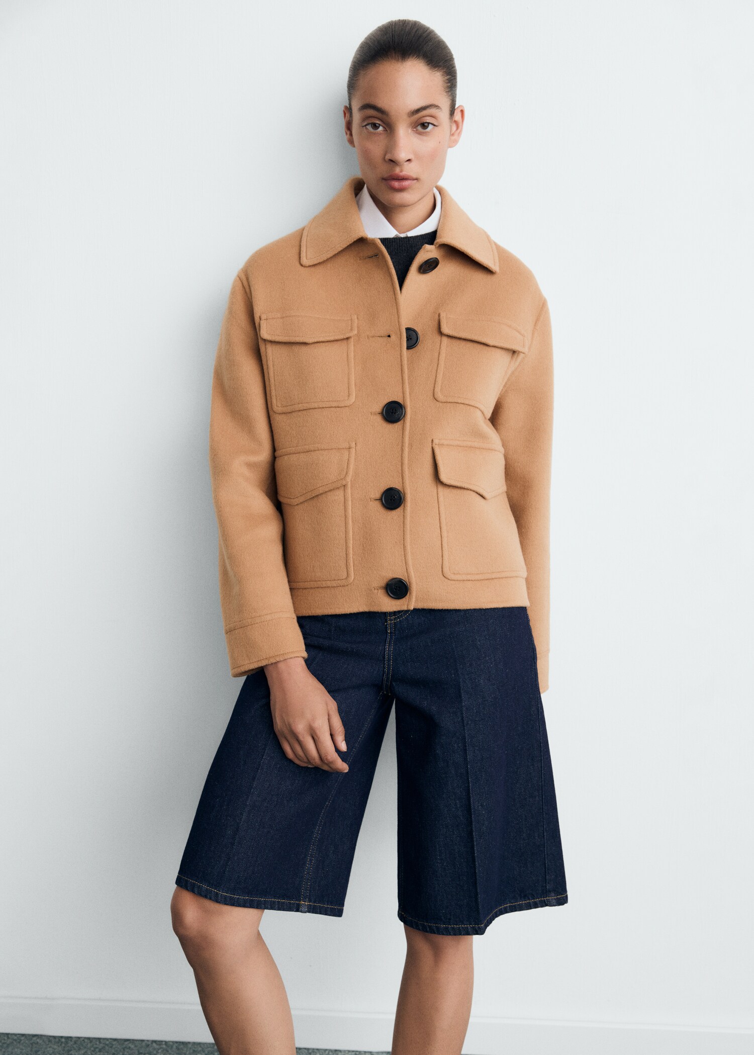 Wolljacke mit Taschen - Mittlere Ansicht