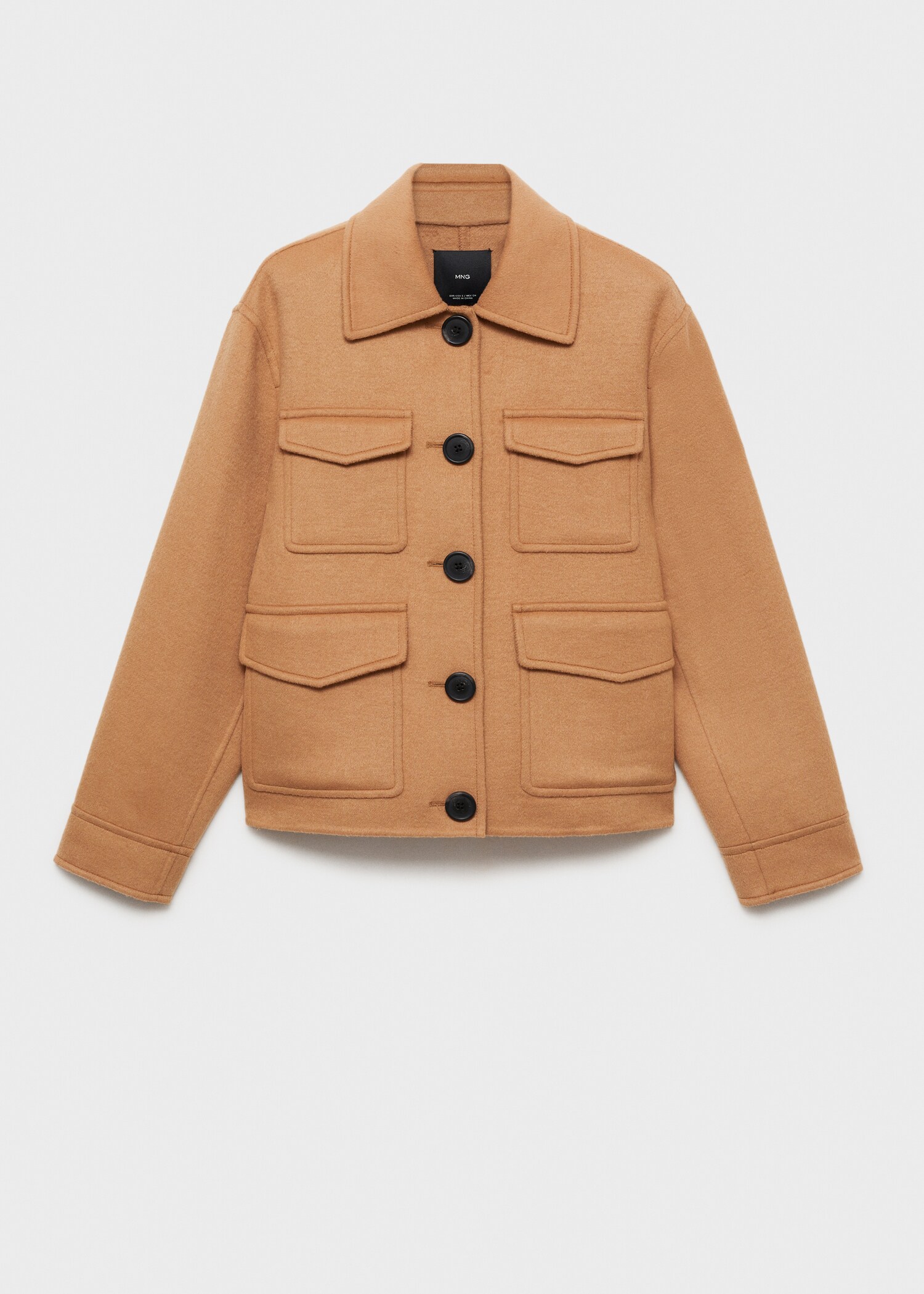 Wool jacket with pockets - Article without model