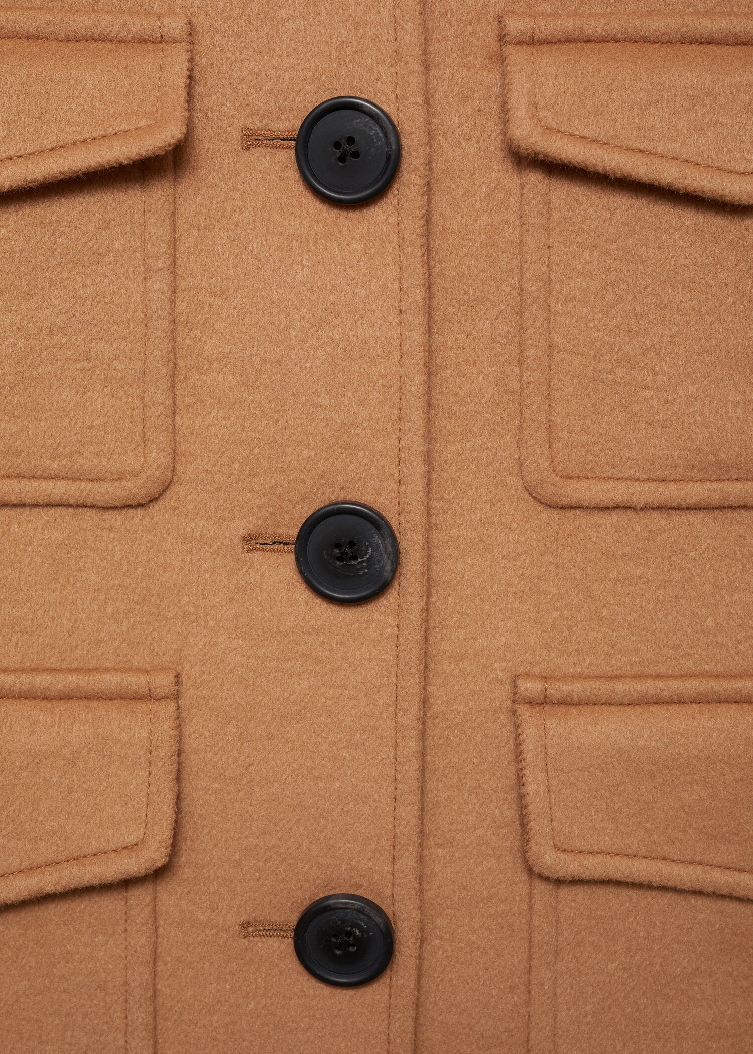 Wool jacket with pockets - Details of the article 0