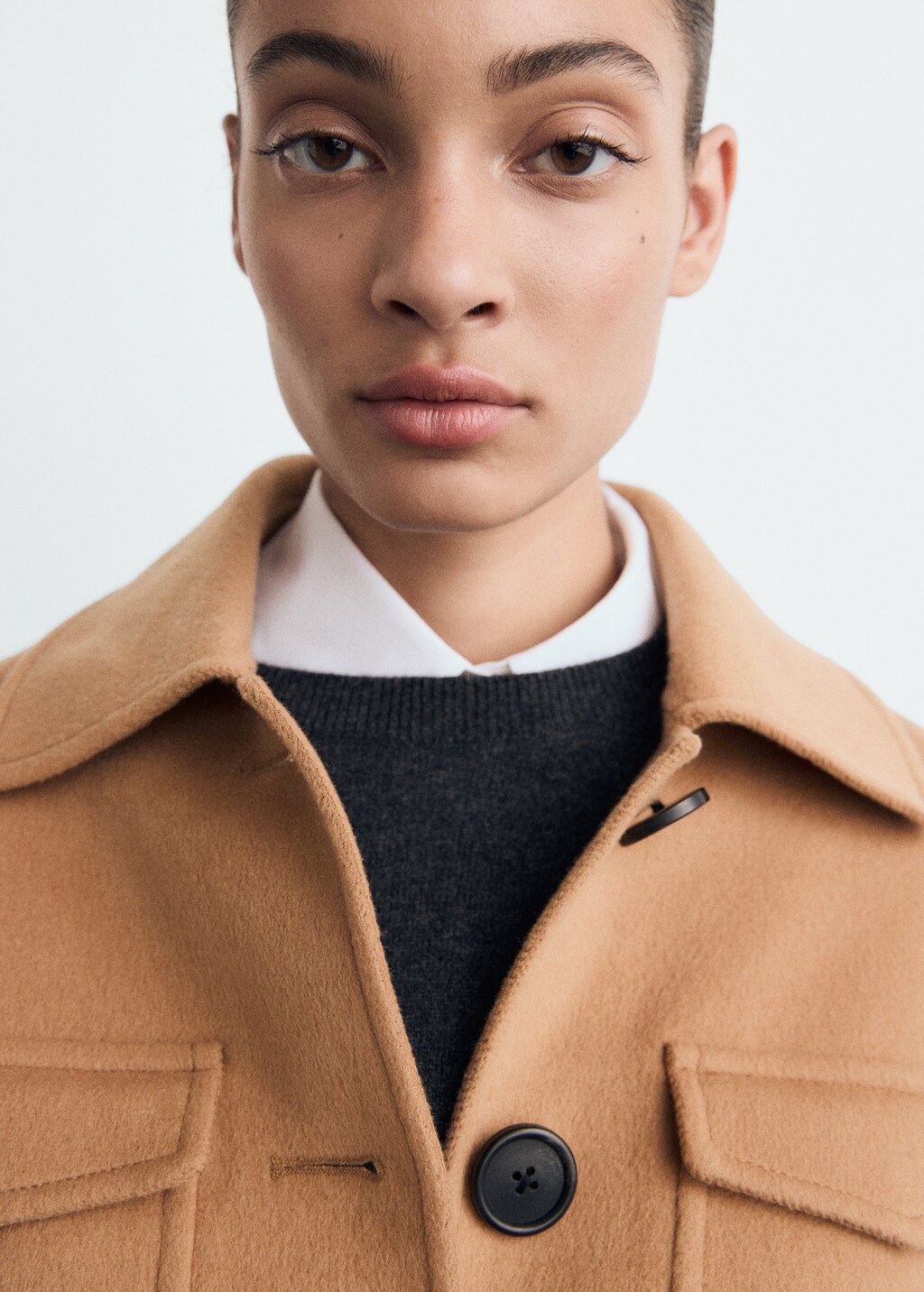 Mango Wool jacket with pockets