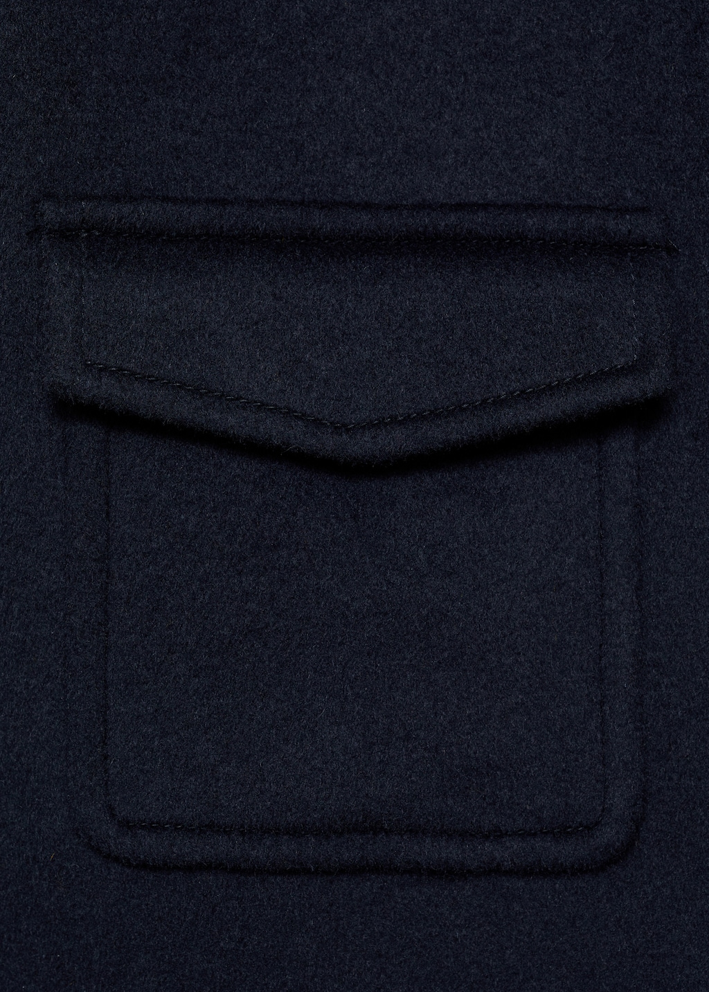 Wool jacket with pockets