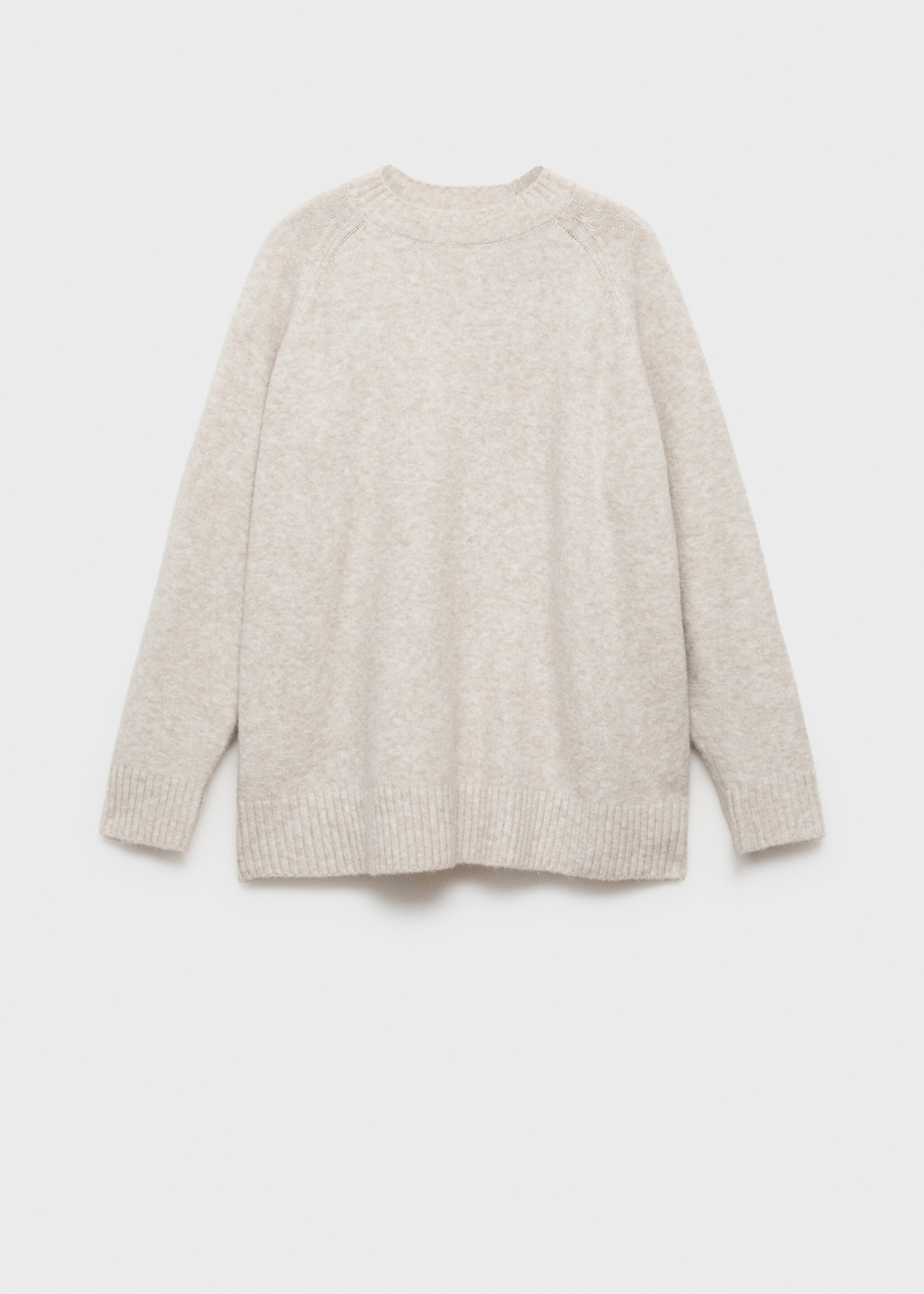 Round-neck knitted sweater - Article without model