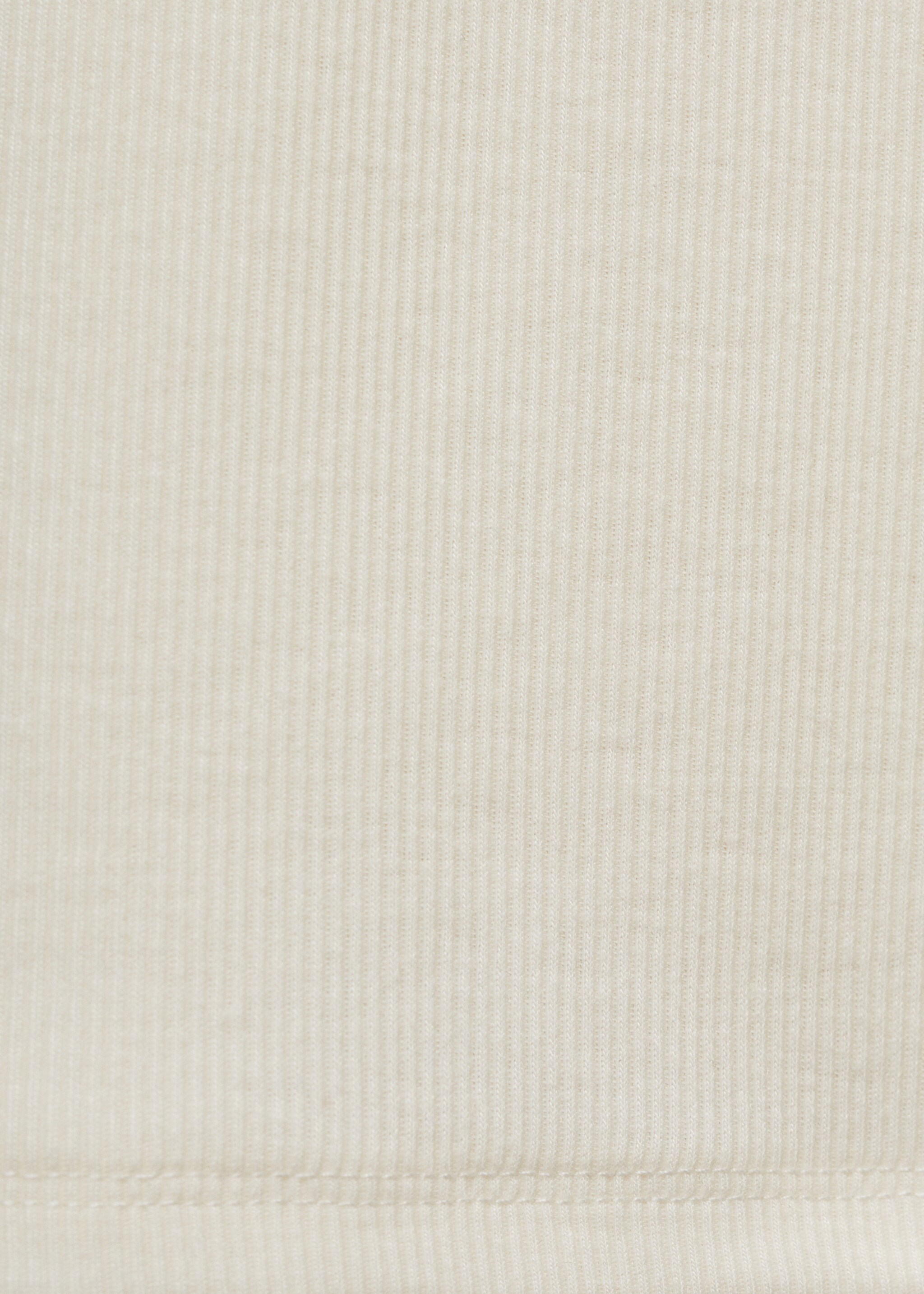Rib-knit nightgown - Details of the article 0