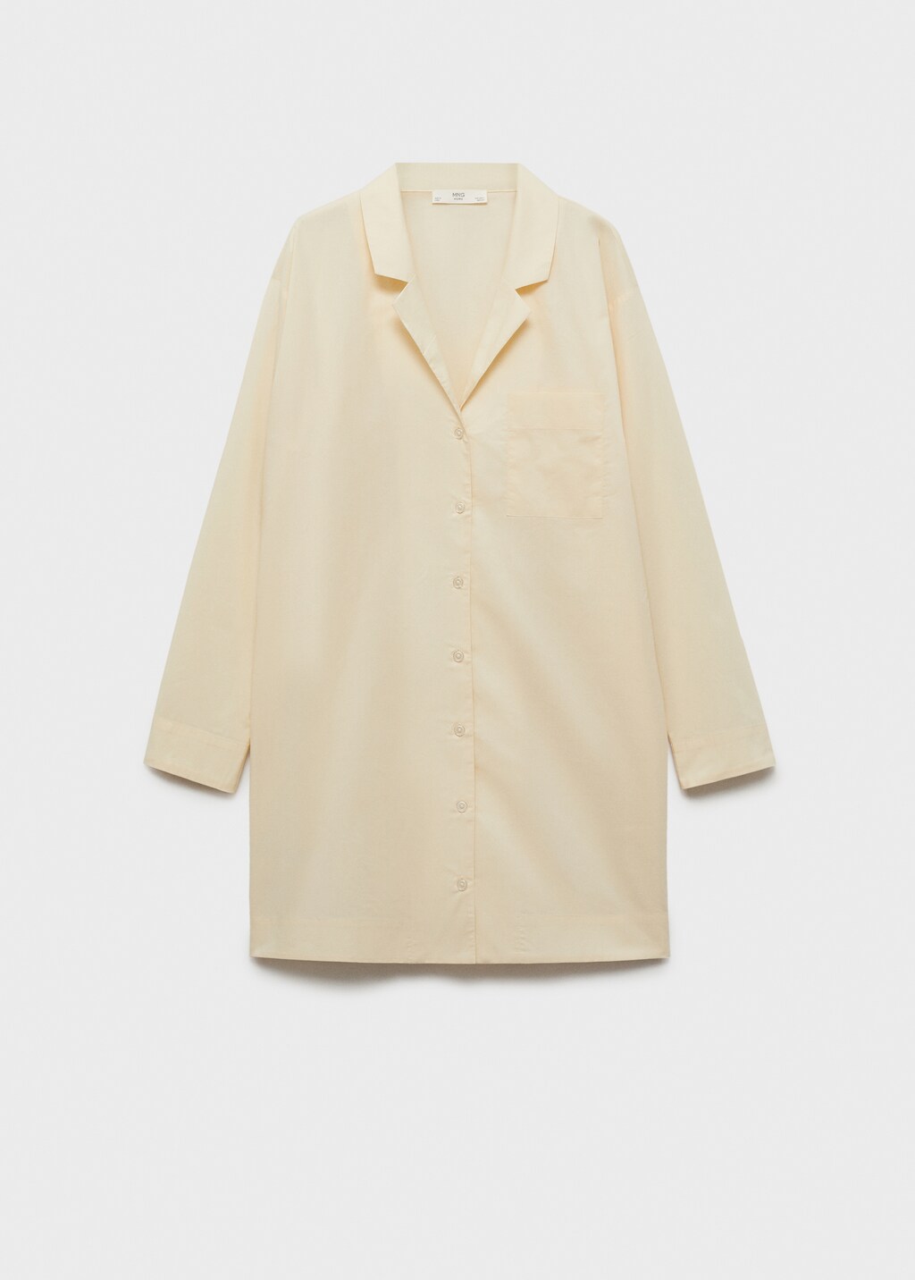 Garment-washed cotton nightgown - image 3