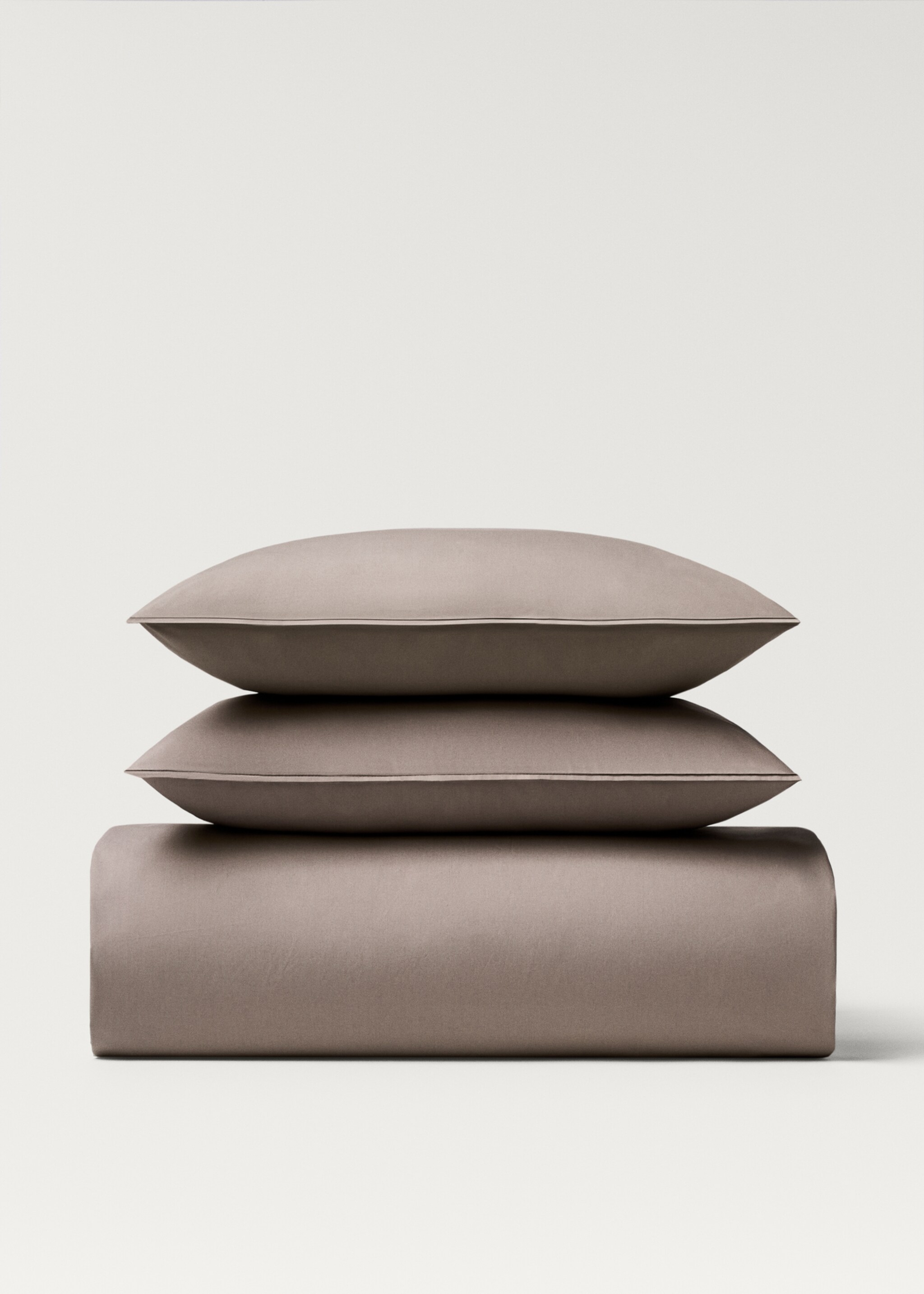 300-thread count cotton percale duvet cover for 150/160 cm bed - Article without model
