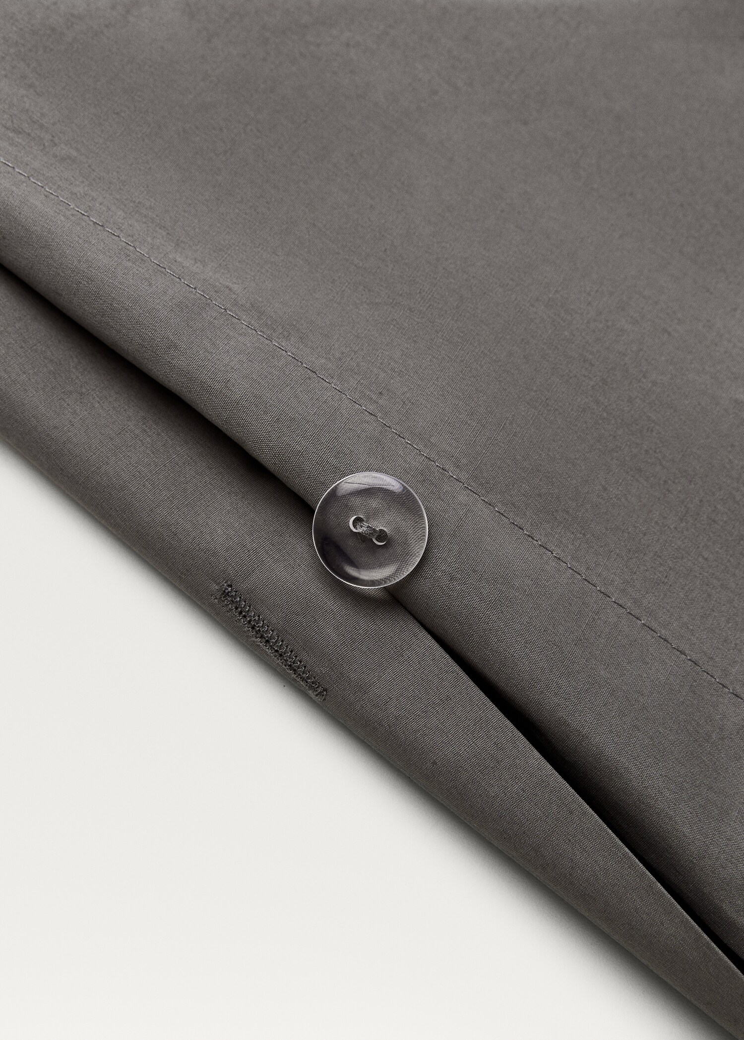 300-thread count cotton percale duvet cover for 150/160 cm bed - Details of the article 1