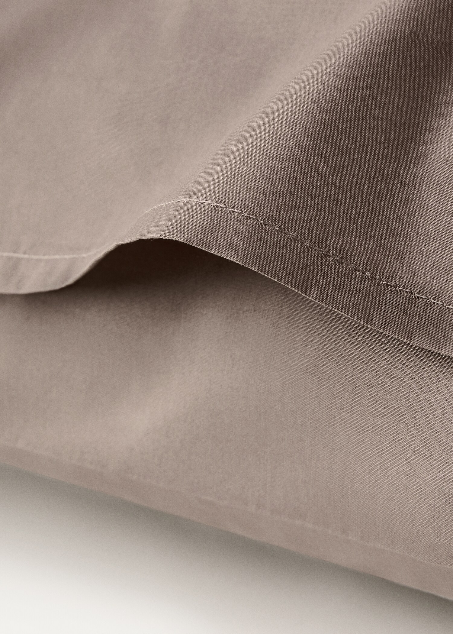 Deux taies d'oreiller percale de coton 300 fils 50x75 cm - Détail de l'article 3