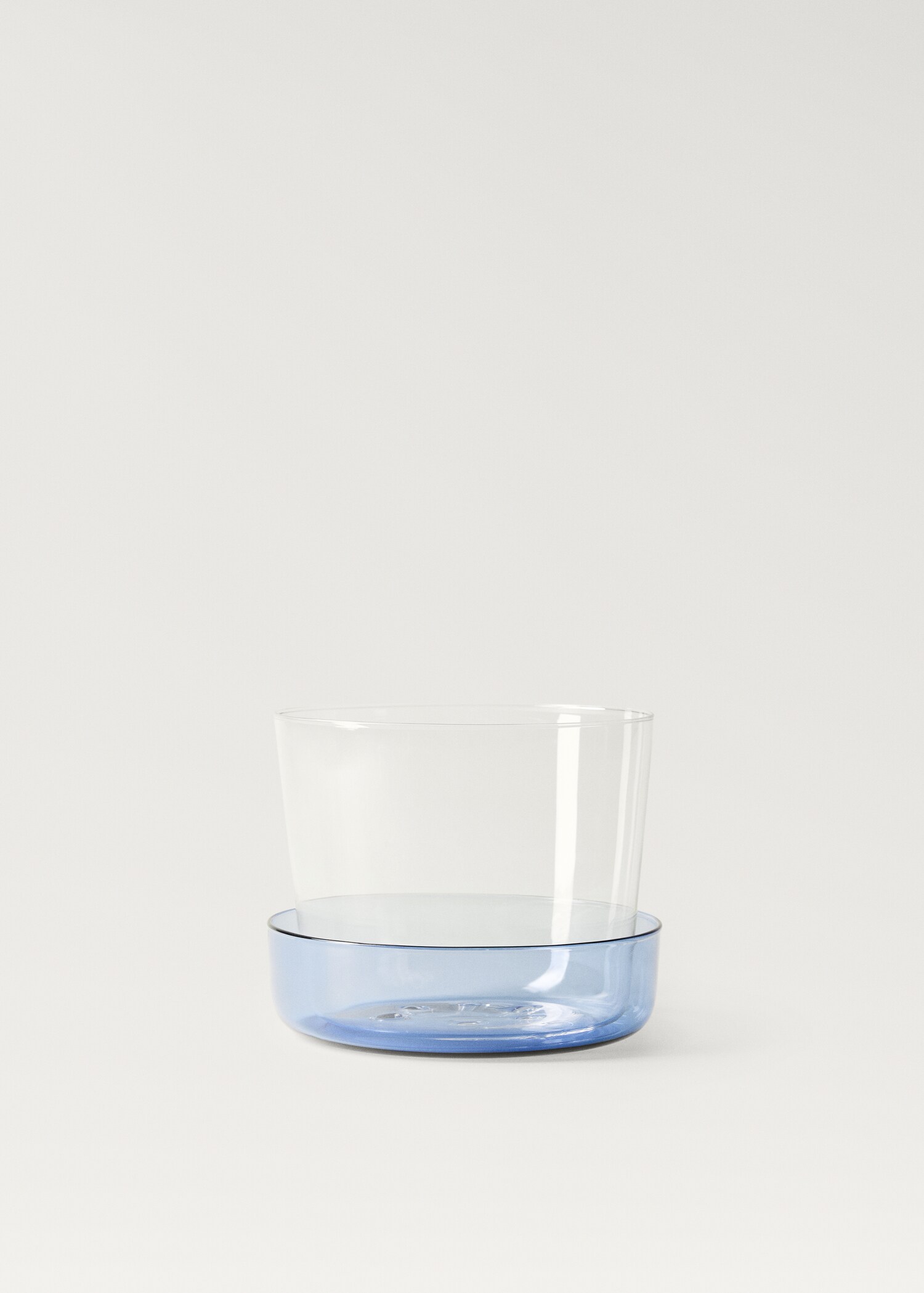 Two-tone borosilicate flower plot - Article without model