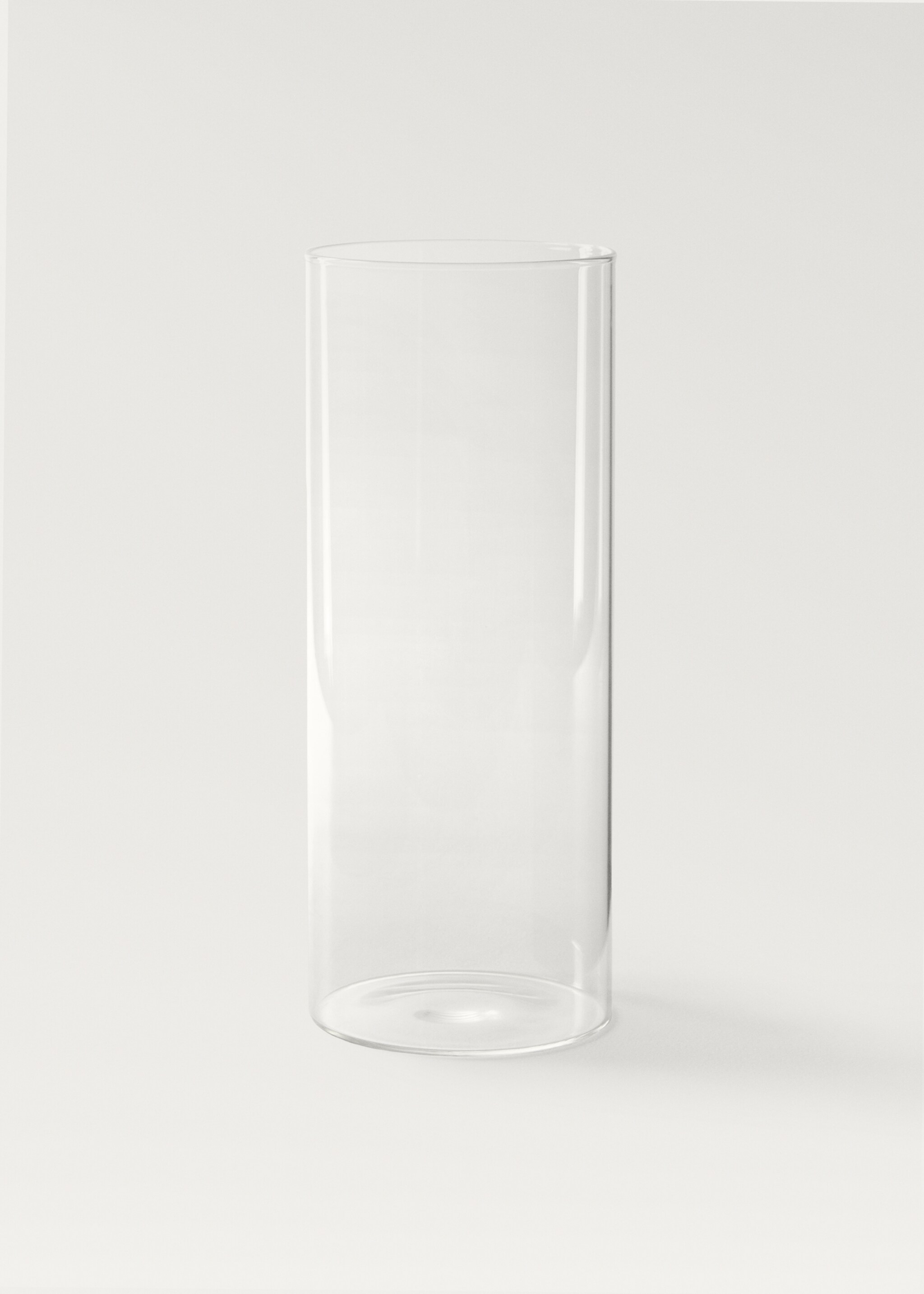 Large cylindrical borosilicate vase - Article without model
