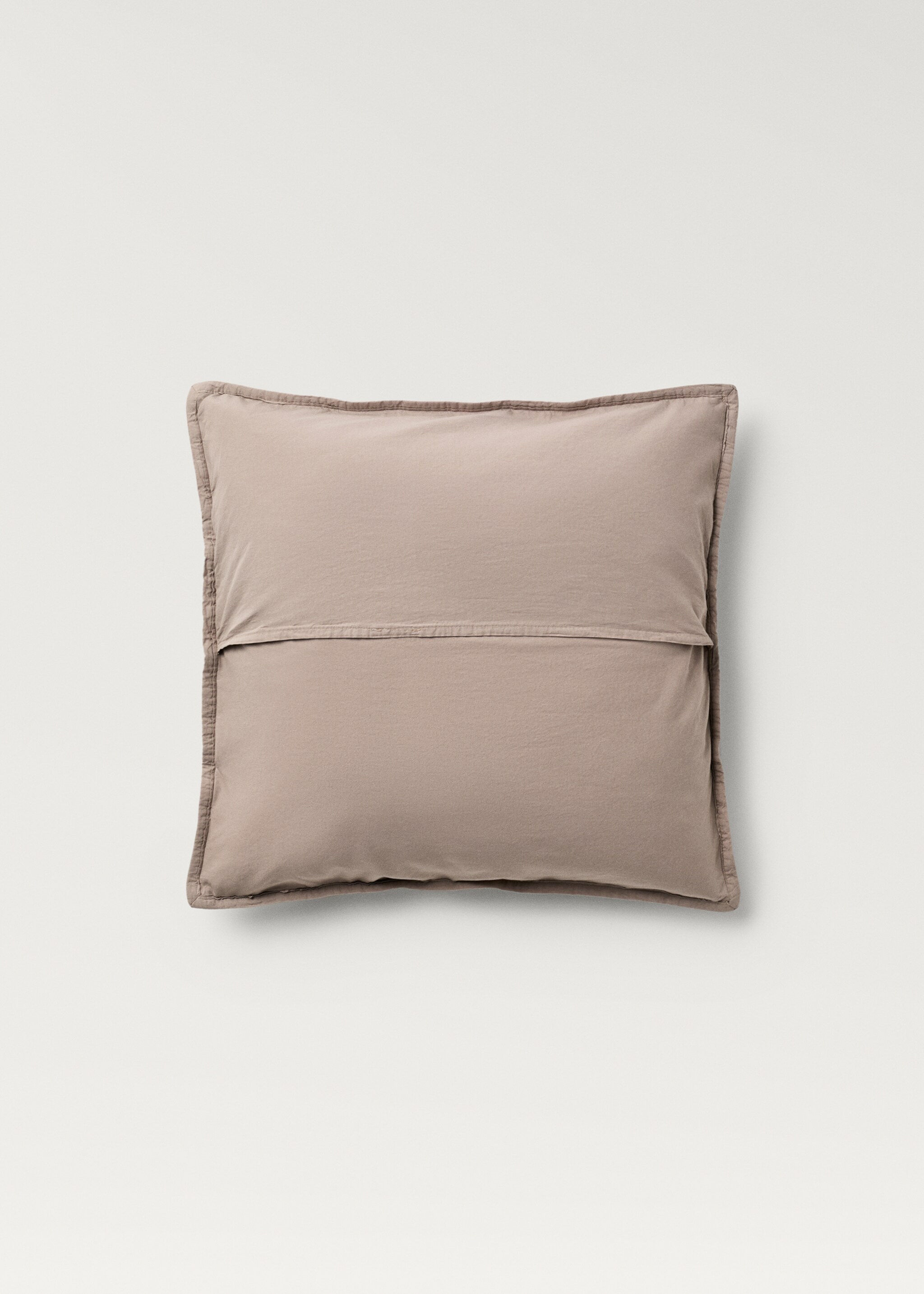 Kuddfodral i bomullspercale garment-dyed med rutor 50x50 cm - Detaljer om artikeln 1
