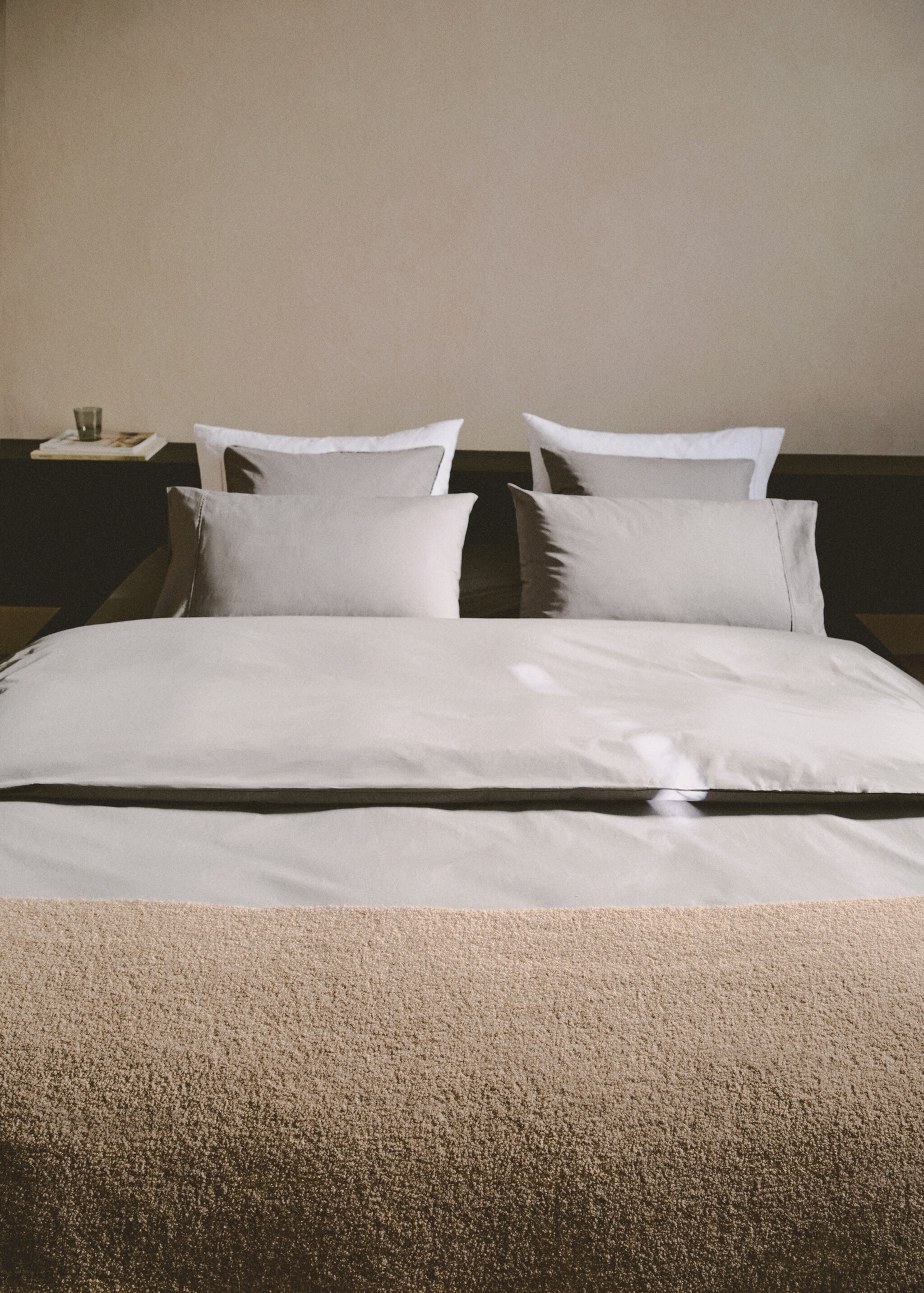Capa de edredão de percal 500 fios (cama 150/160 cm) - Pormenor do artigo 6