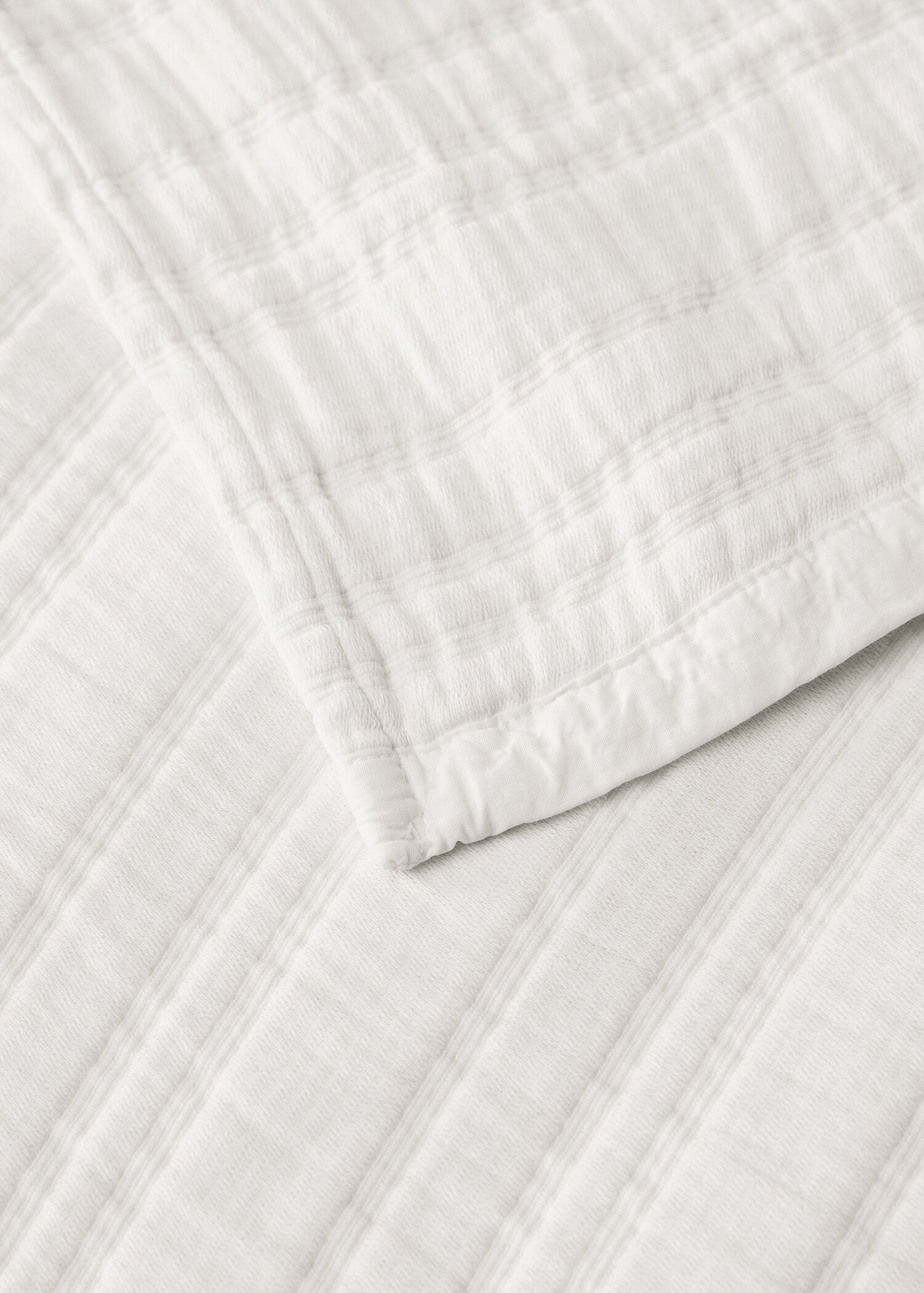 Trapunta cotone jacquard righe letto 130/150 cm - Dettaglio dell'articolo 1