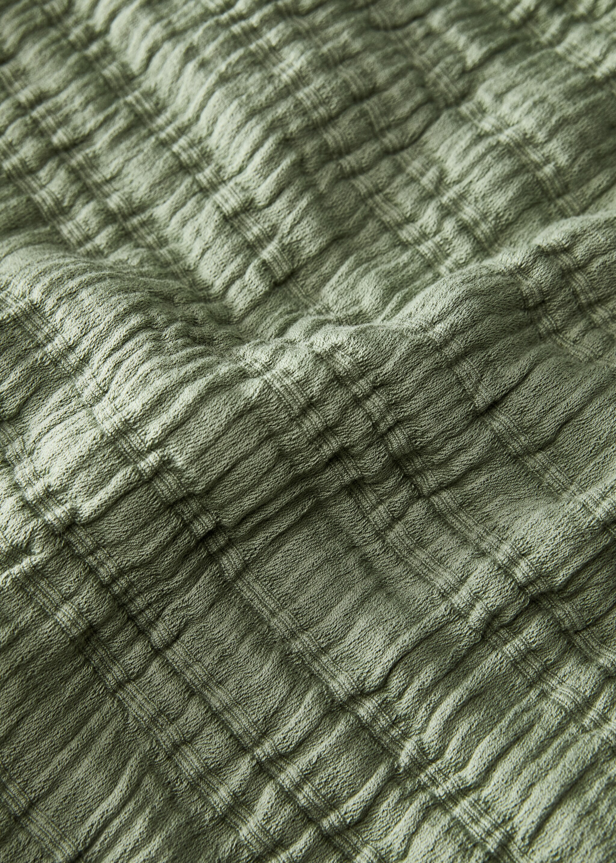 Tagesdecke aus Baumwolljacquard mit Streifen, Bett 130/150 cm - Detail des Artikels 1