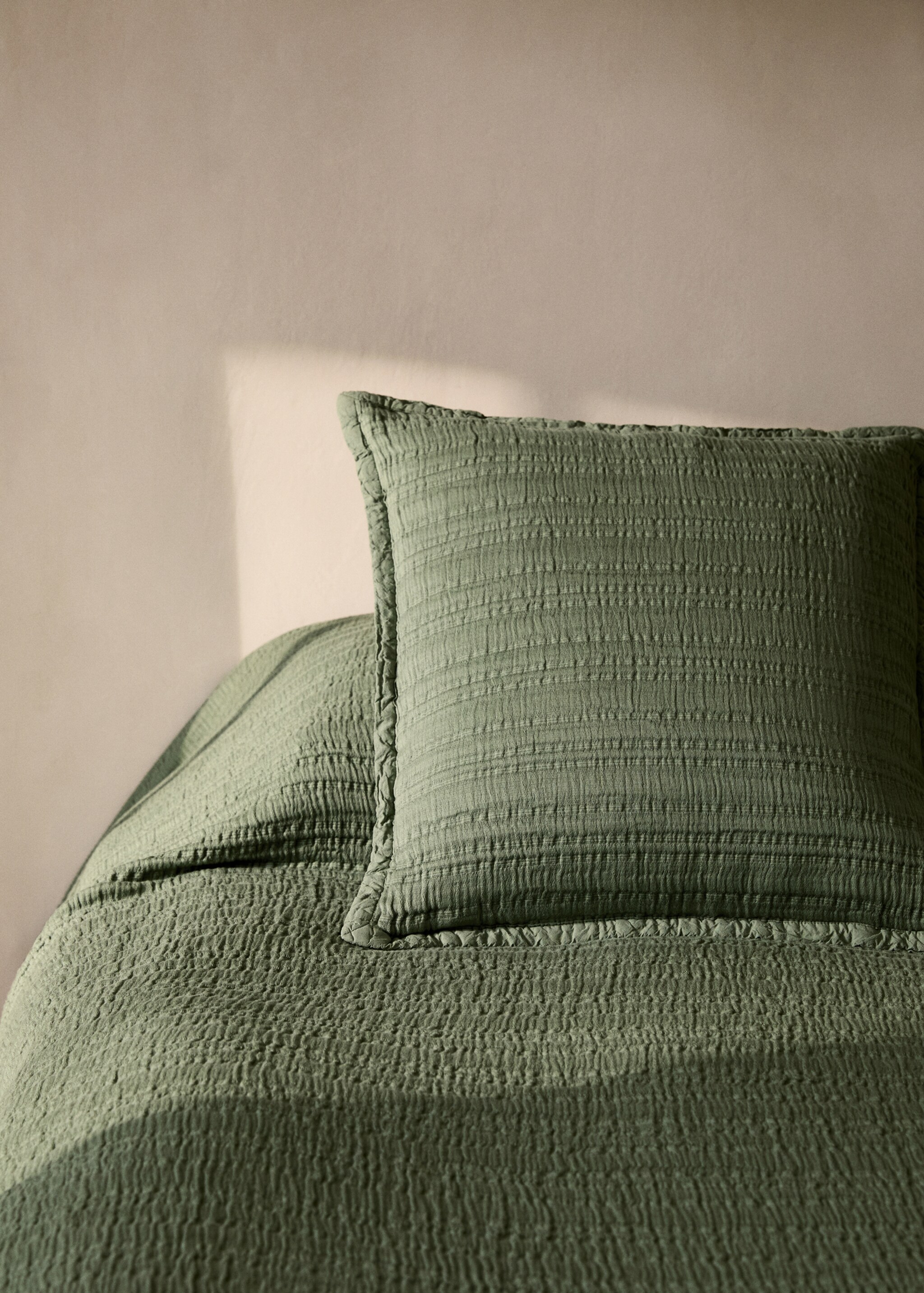 Tagesdecke aus Baumwolljacquard mit Streifen, Bett 130/150 cm - Detail des Artikels 7
