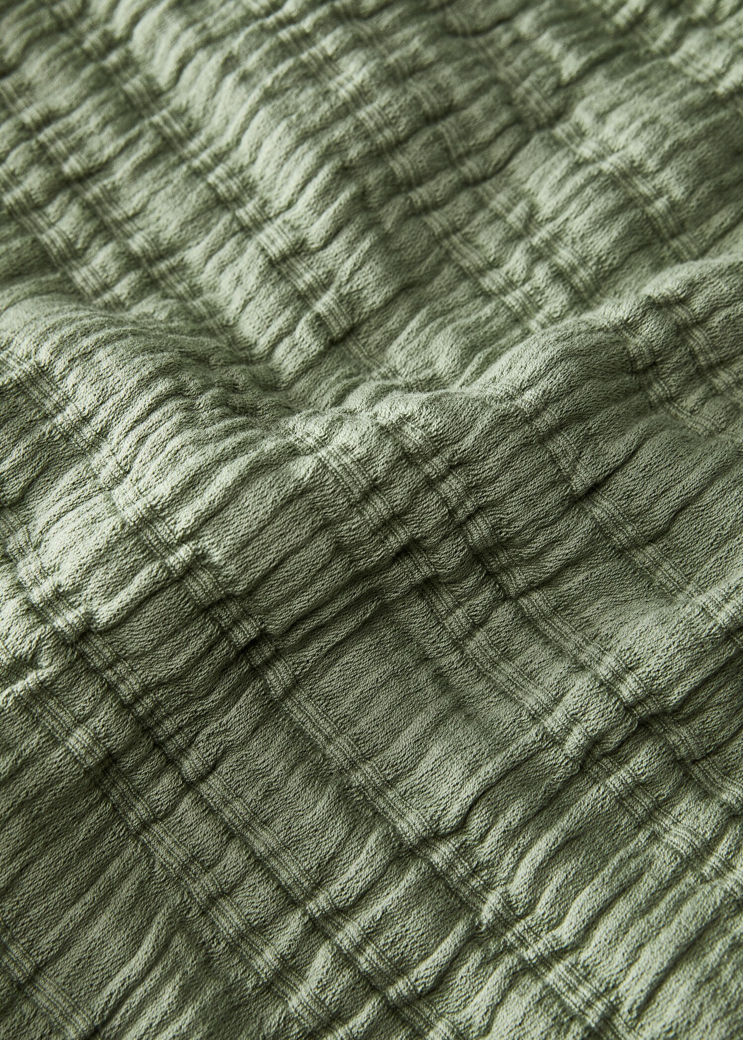 Cotton jacquard striped bedspread for 180/200 cm bed - Details of the article 1