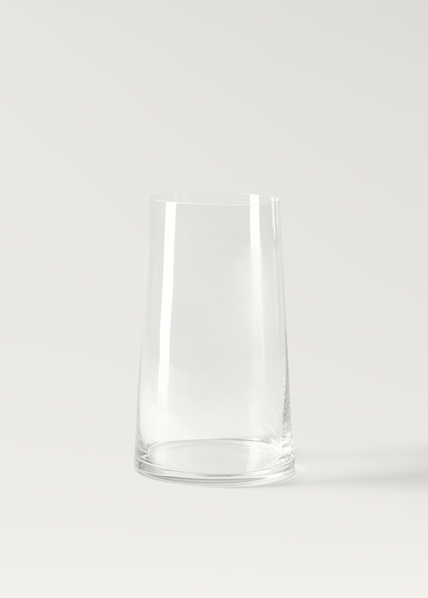 Medium conical crystal vase - Article without model
