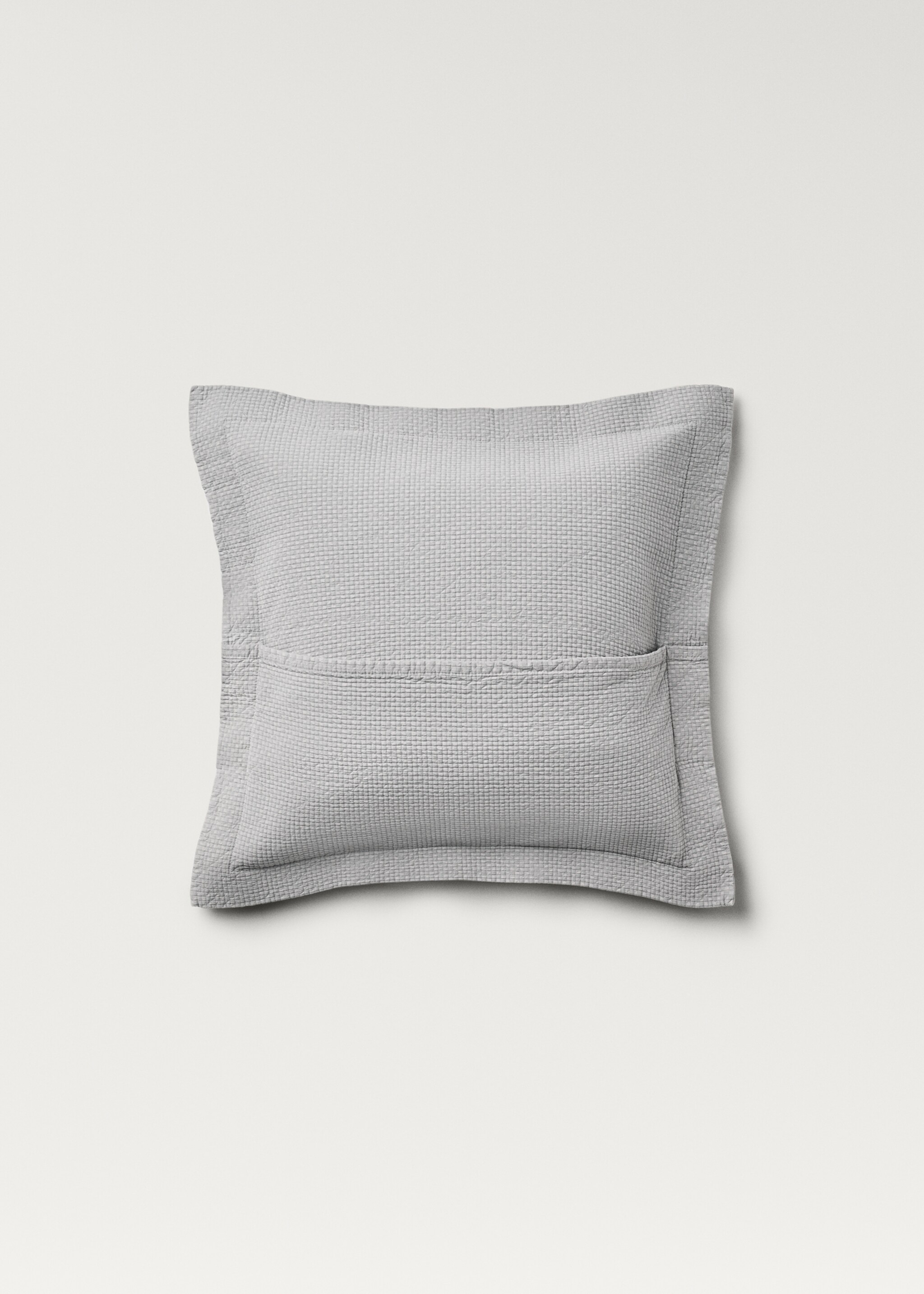 Fodera cuscino letto cotone jacquard mini quadri 50x50 cm - Dettaglio dell'articolo 1
