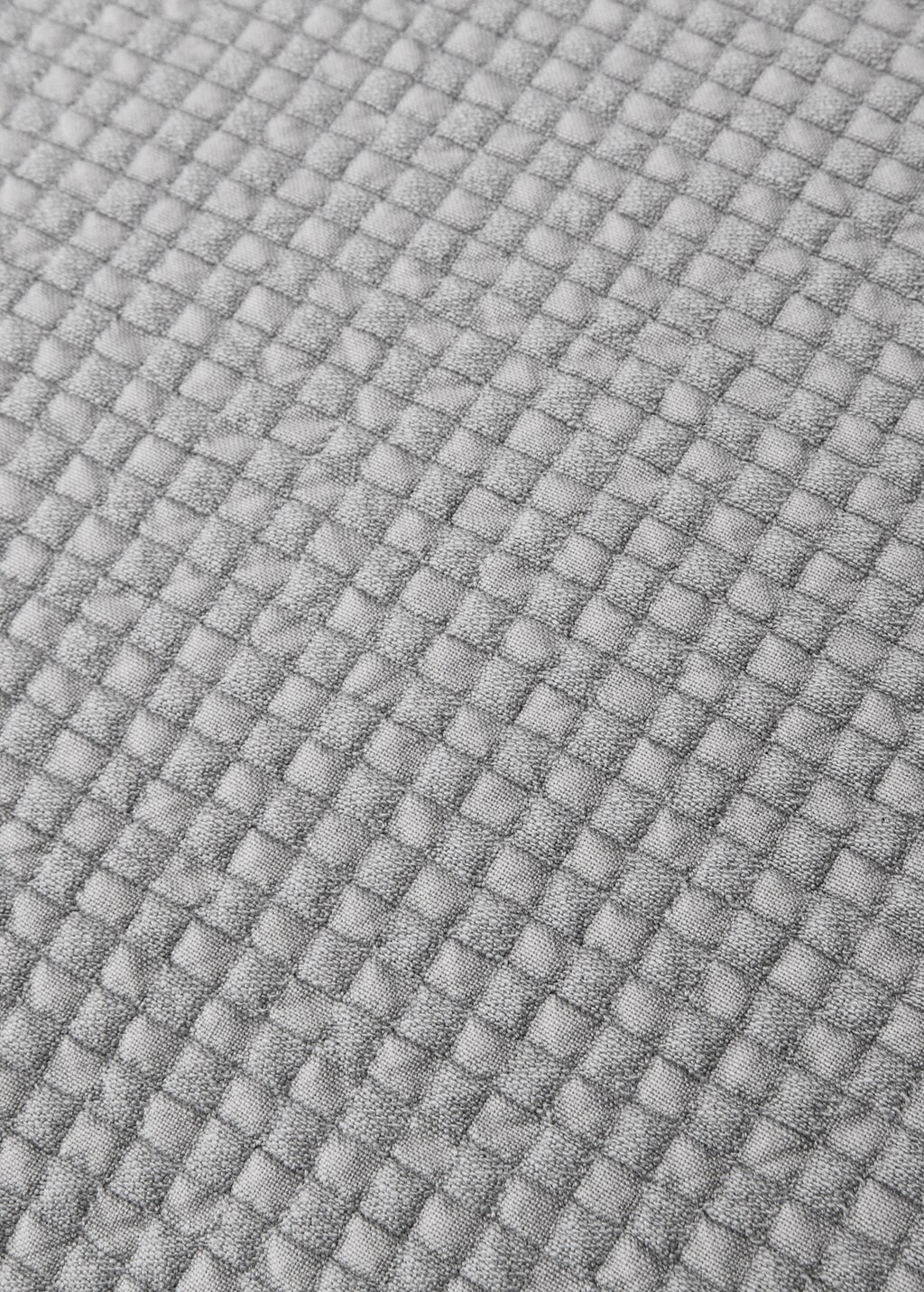 Cotton jacquard mini-check bed cushion cover 50x50 cm