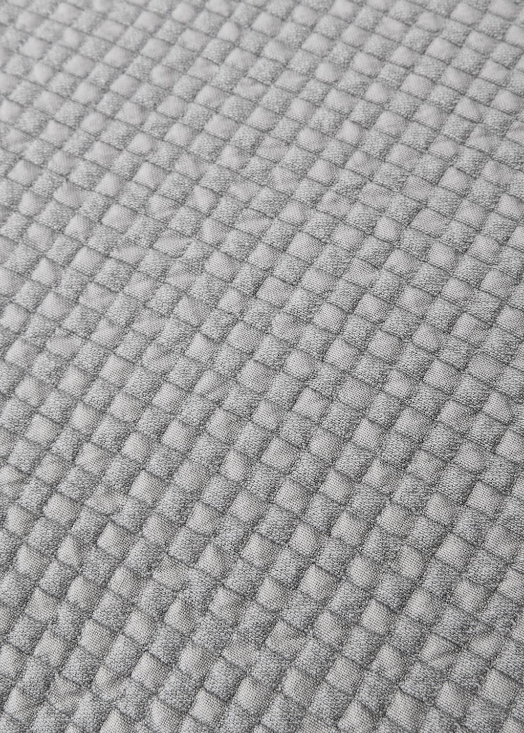 Cotton jacquard mini-check bed cushion cover 50x50 cm