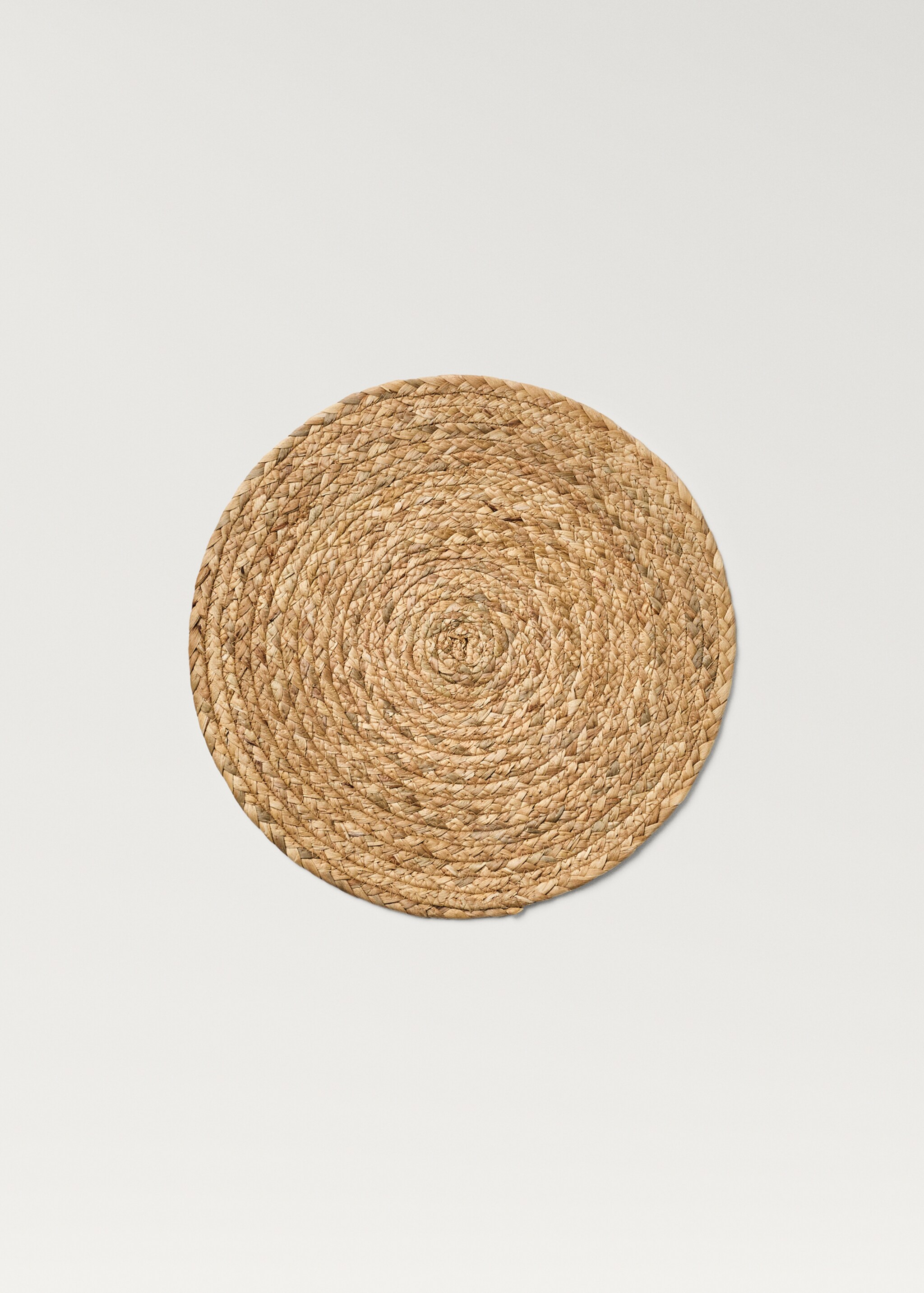 Natural fibre round tablecloth - Article without model