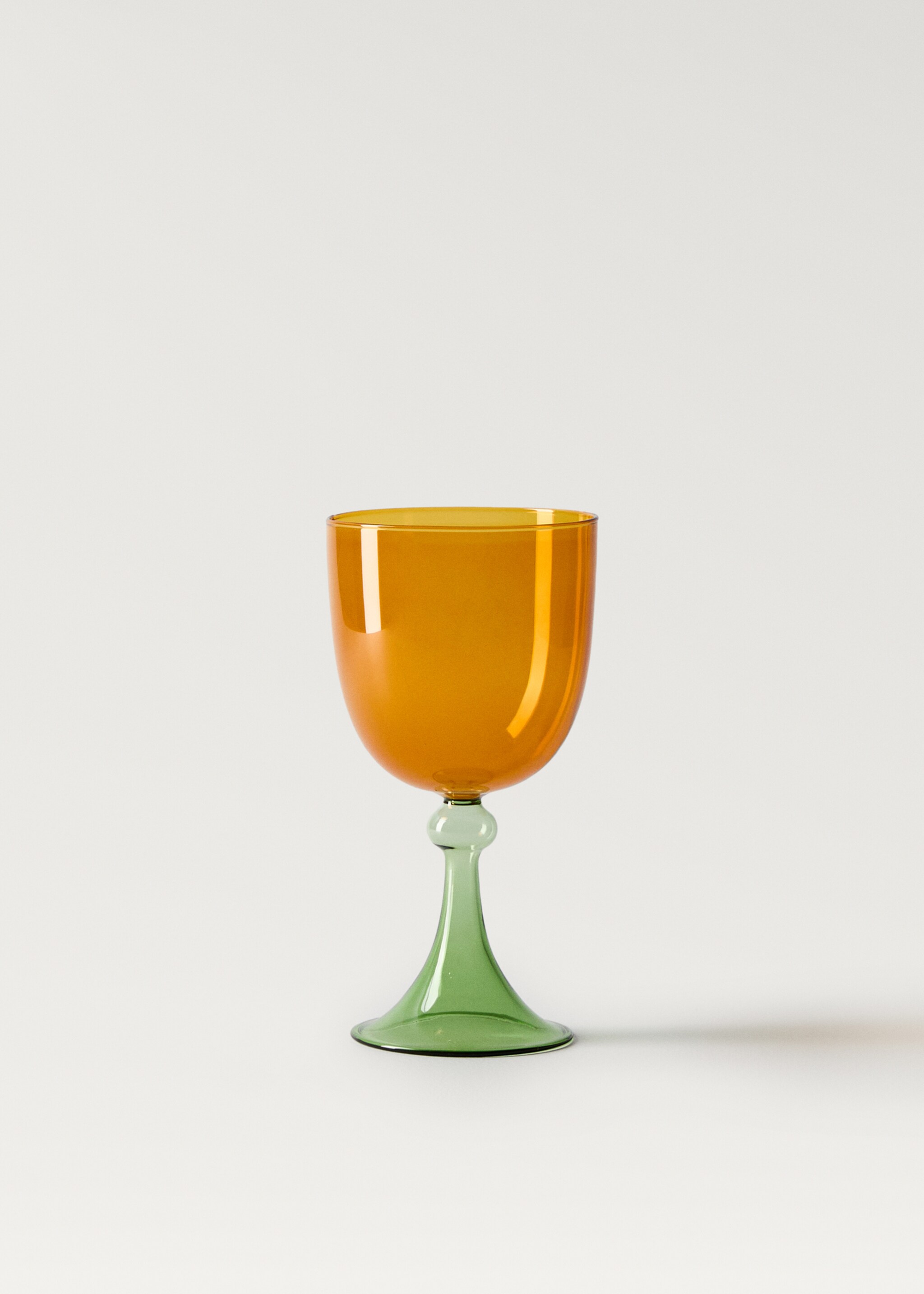 Copa borosilicato diseño bicolor - Artículo sin modelo