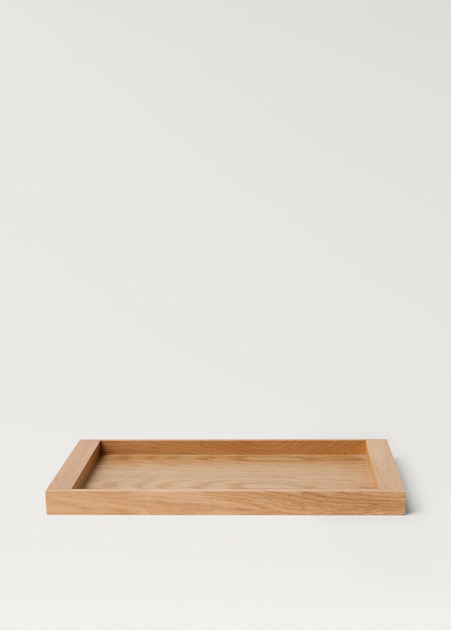 Groot rechthoekig houten dienblad - Artikel zonder model