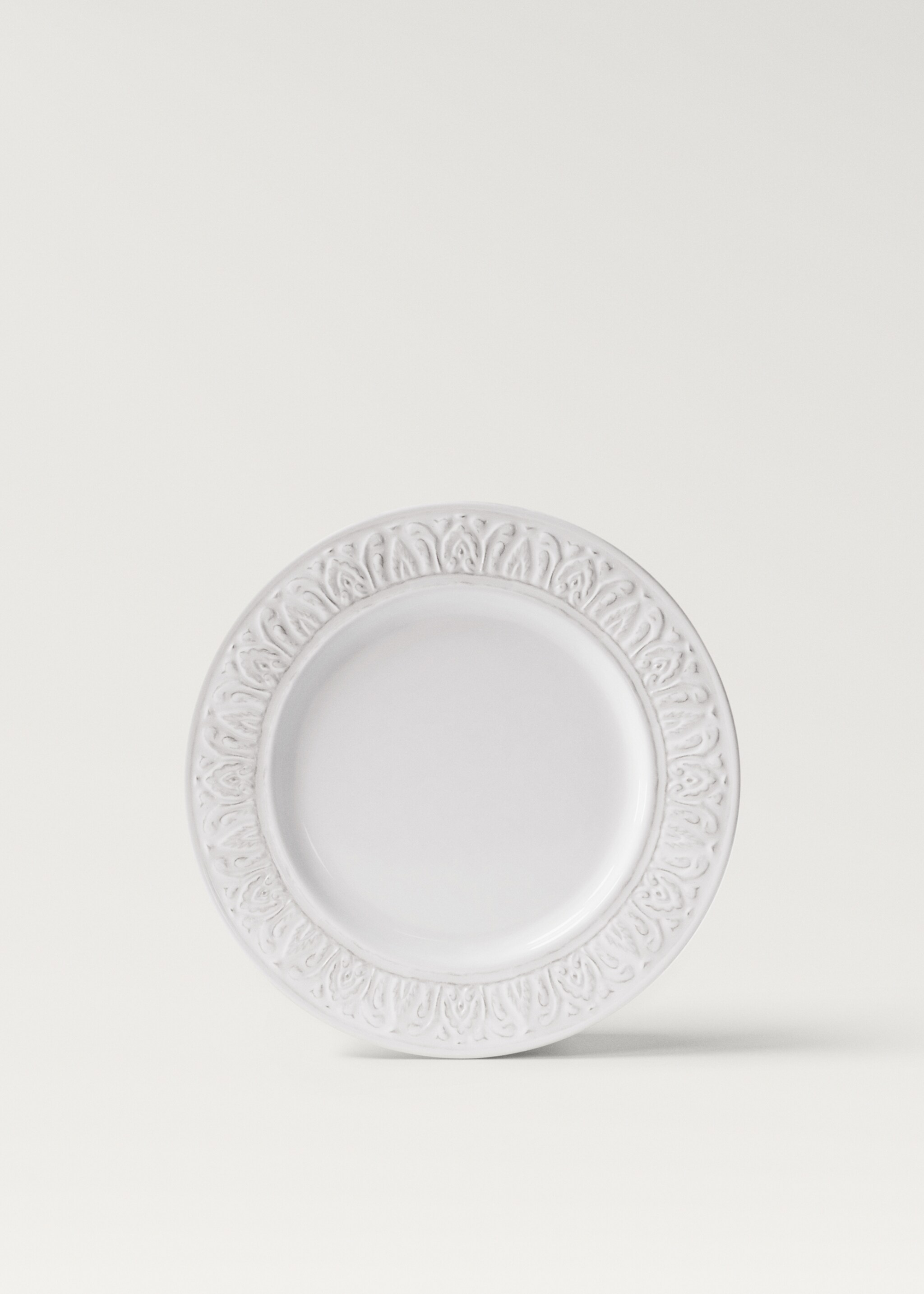 Dinerbord van steengoed met sierrand - Artikel zonder model