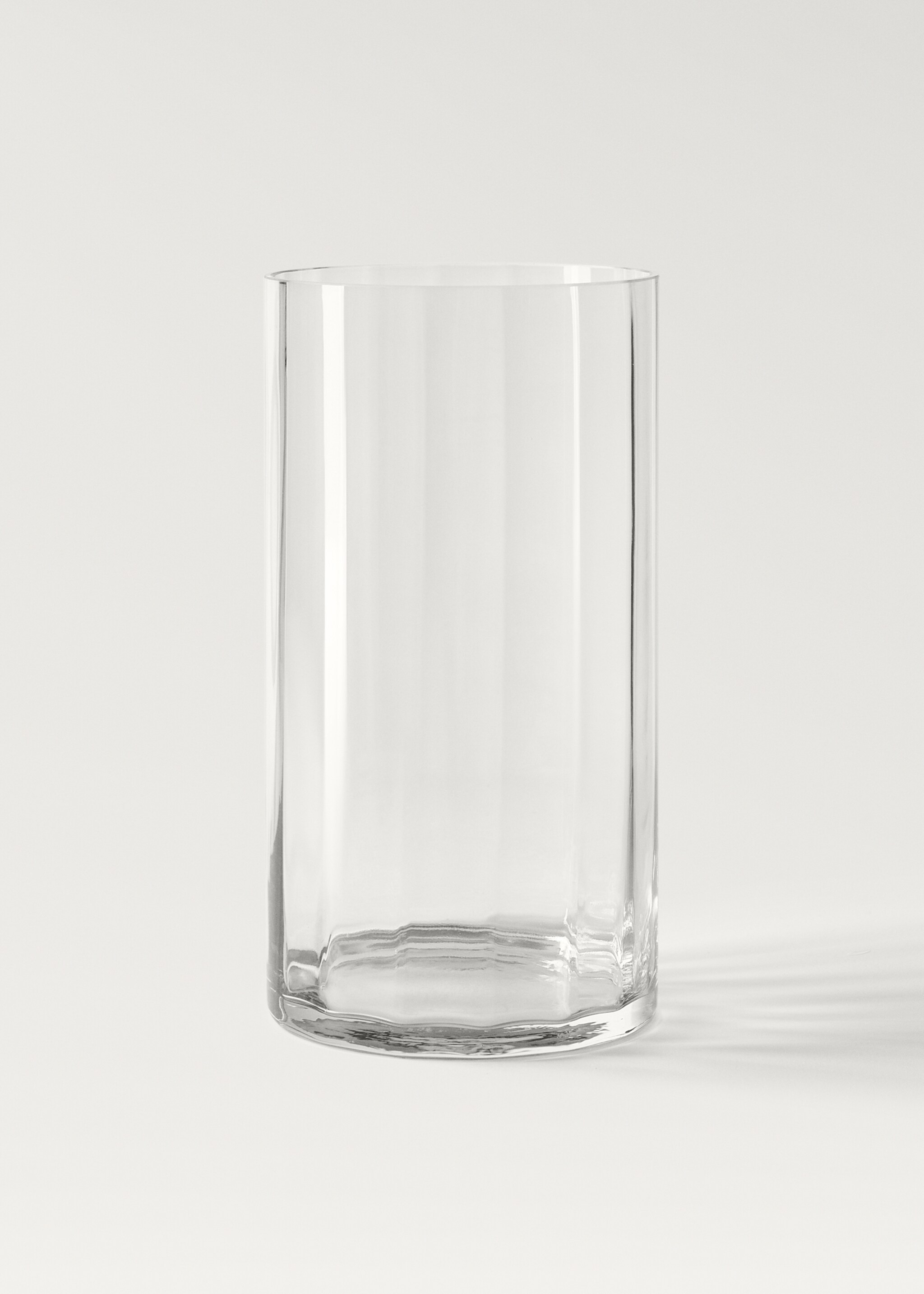 Hand-blown glass vase with large stripes - Article without model
