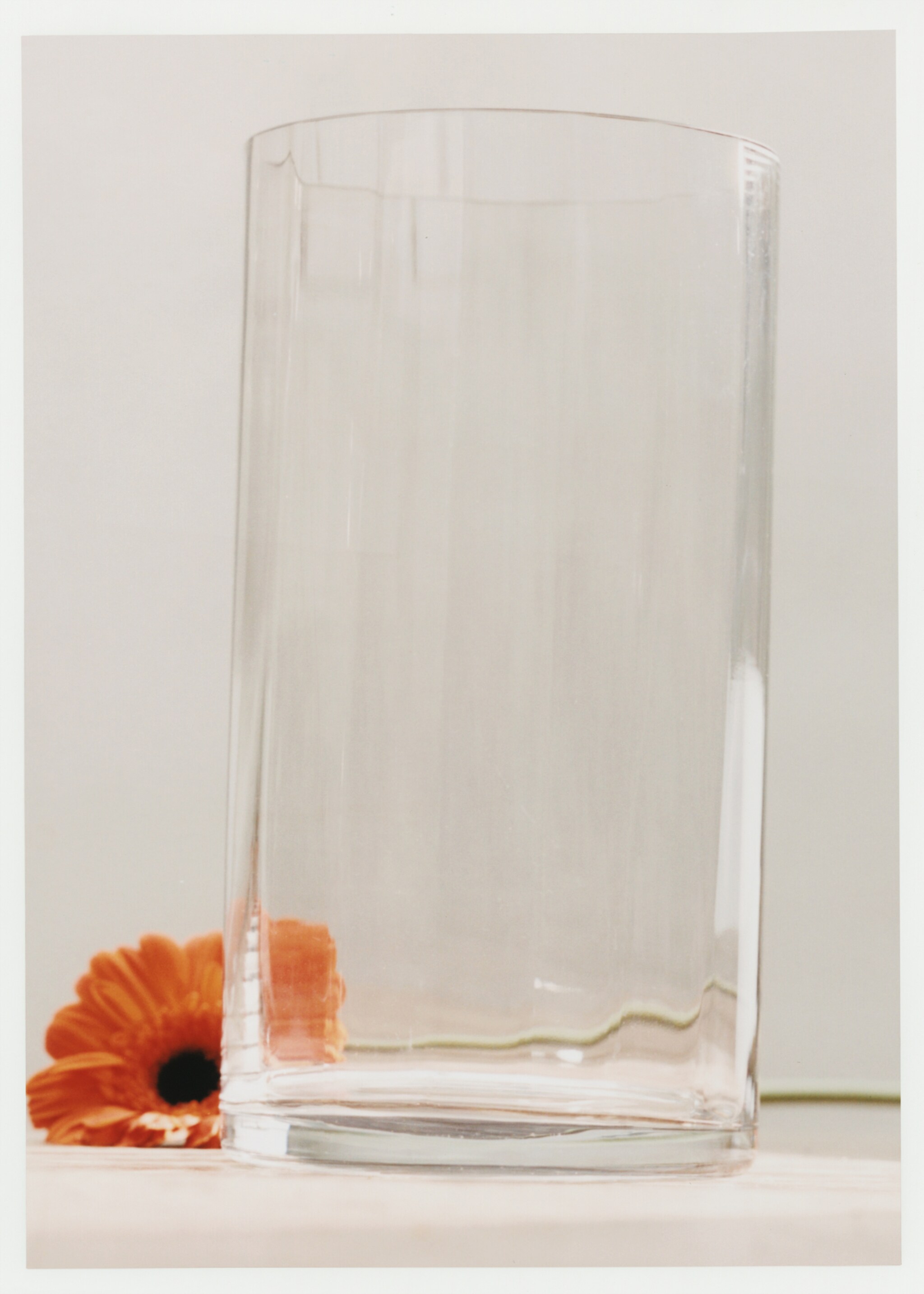 Hand-blown glass vase with large stripes - Details of the article 6