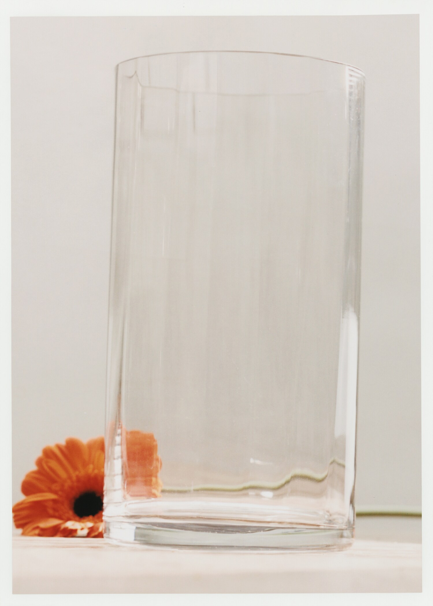 Grand vase en verre soufflé à la main à rayures - Détail de l'article 6