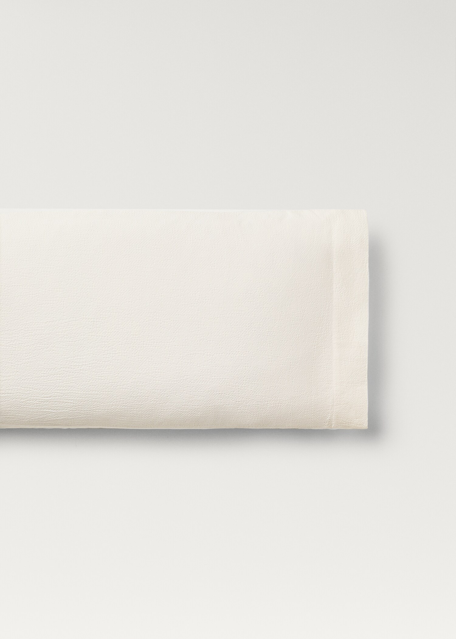 Percale cotton textured pillowcase 45x110 cm - Article without model